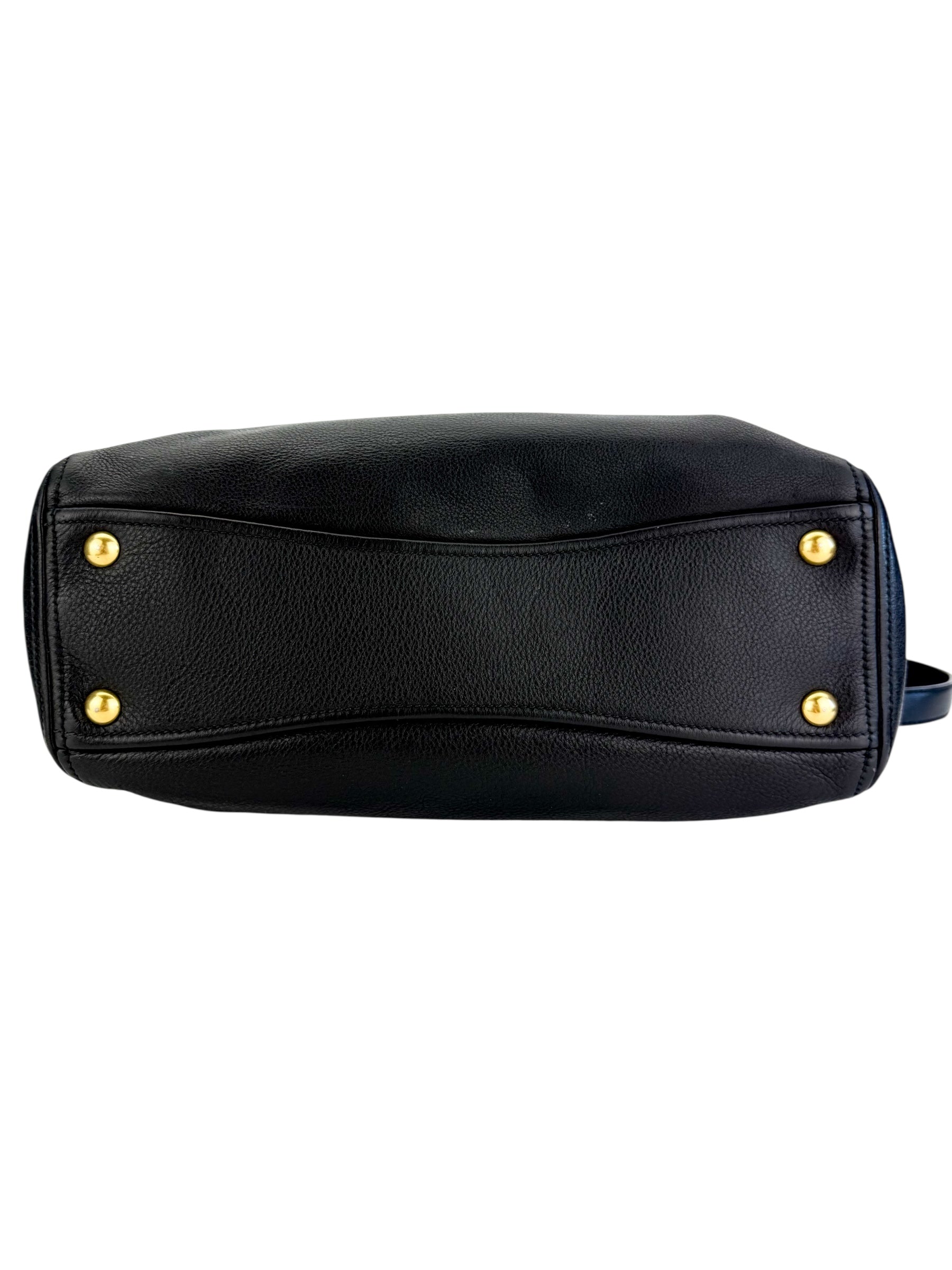 Miu Miu Black Leather Tote