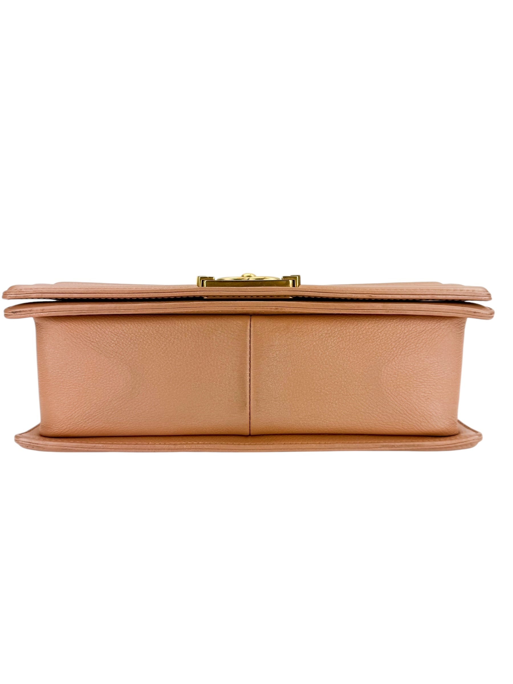 Chanel Rose Gold Medium Boy Flap