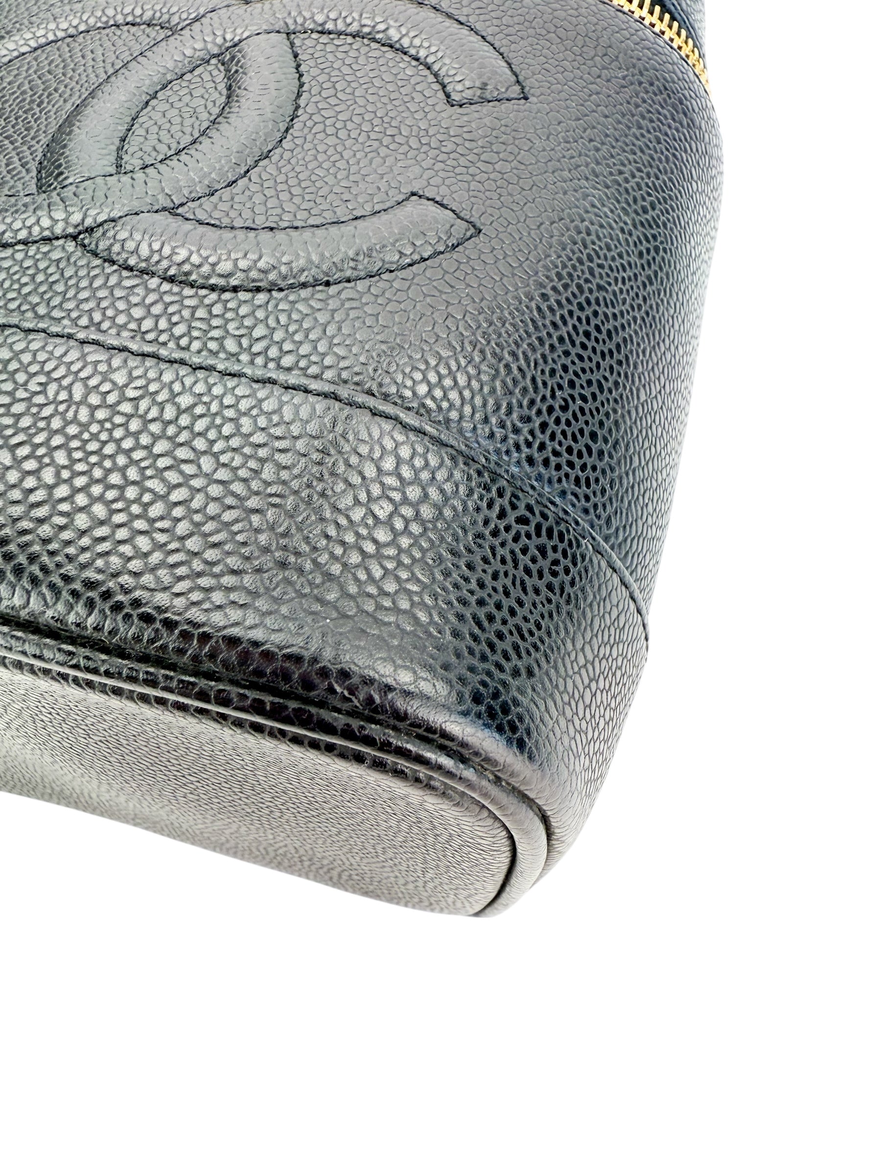 Chanel Black Vintage Timeless Vanity Case