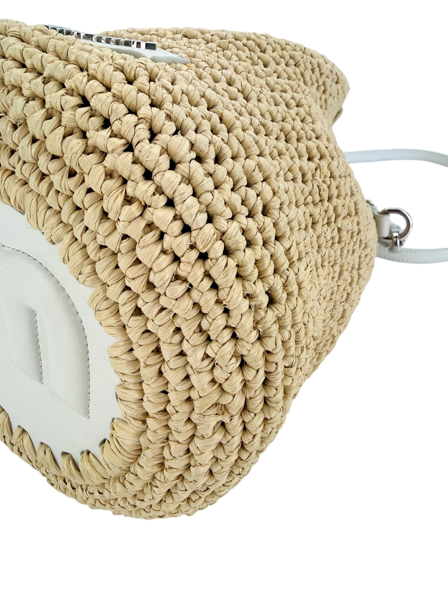 Miu Miu Raffia Bucket Bag