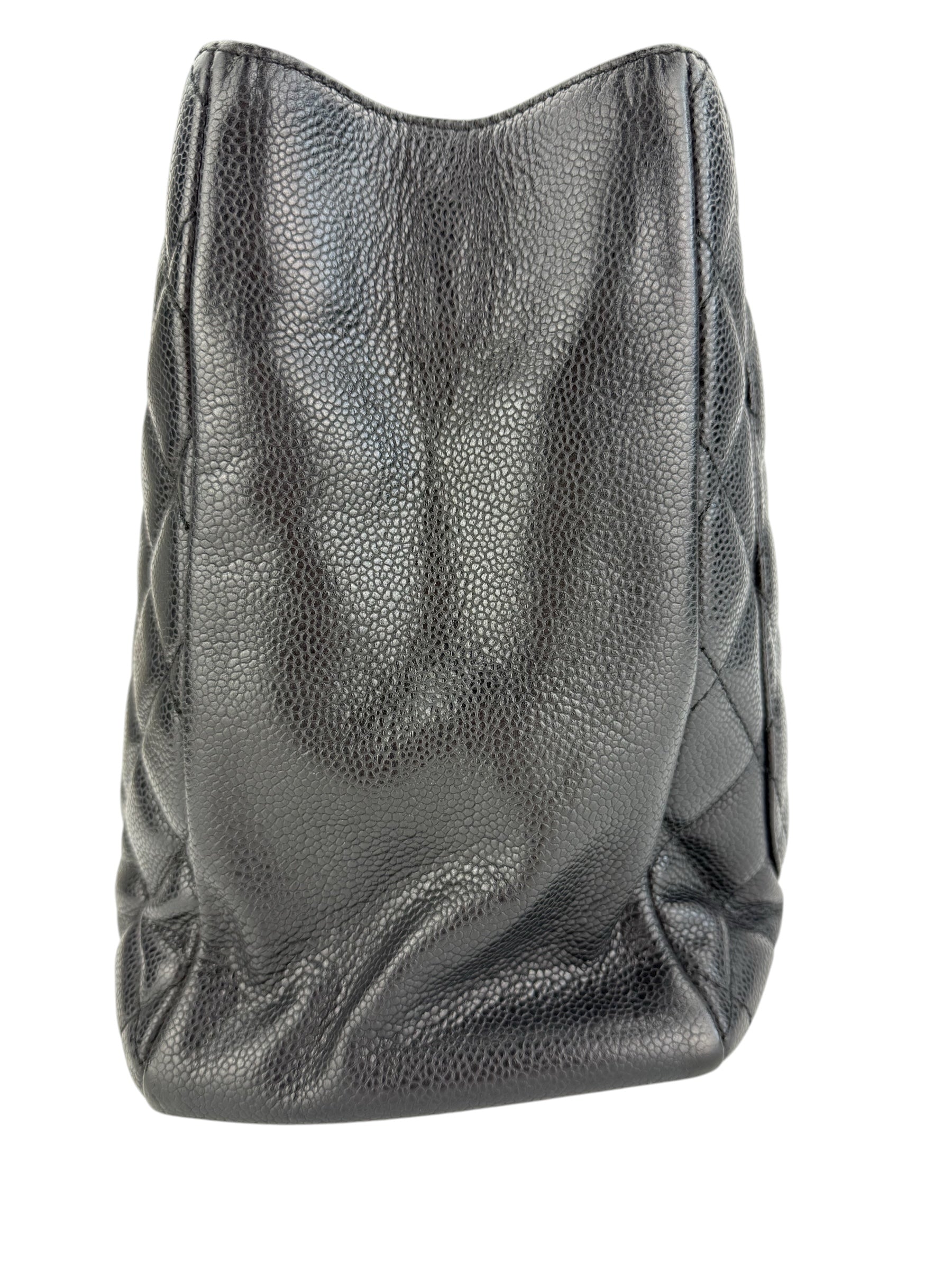 Chanel Caviar Quilted Grand Shopping Tote GST Black