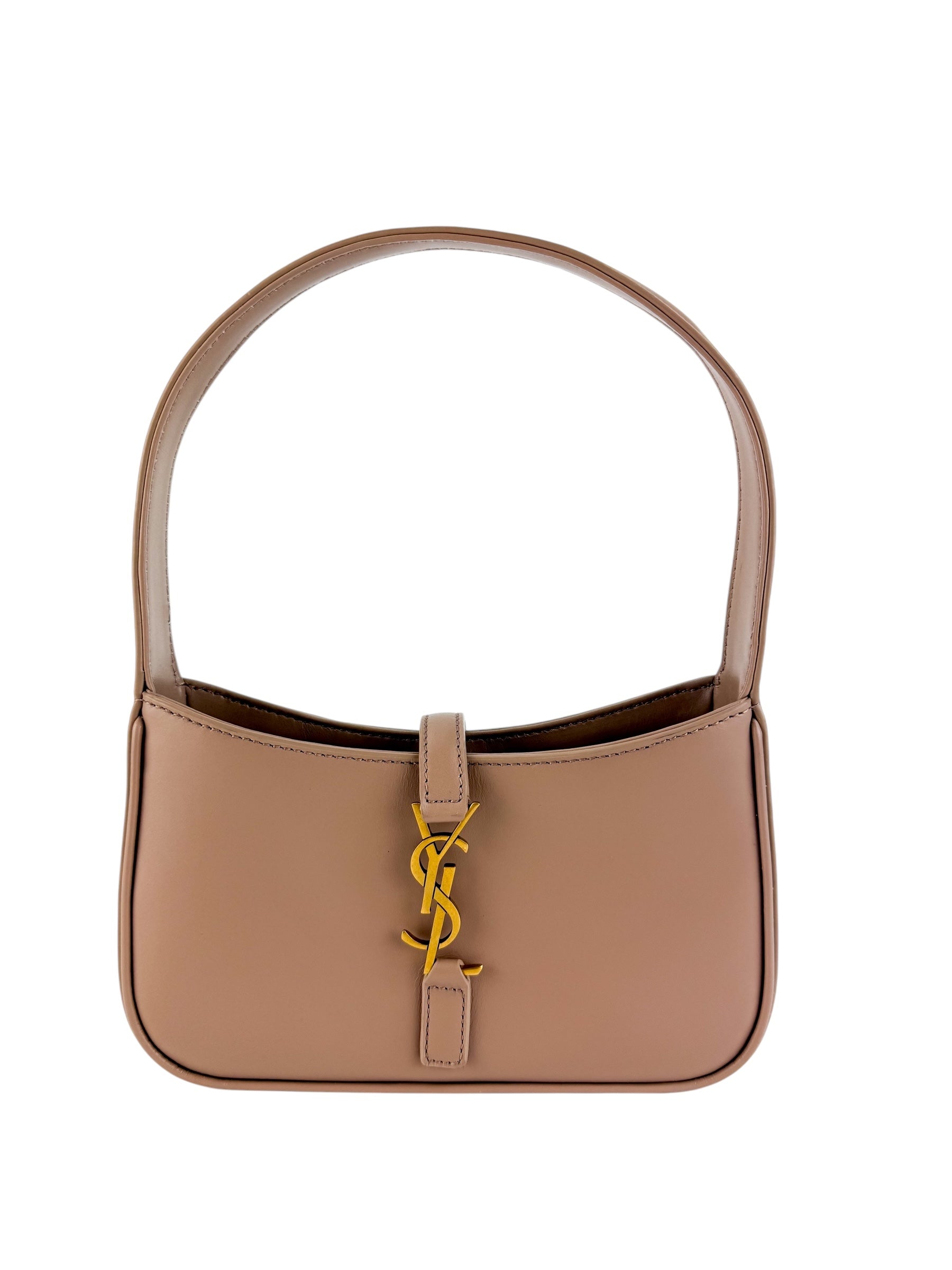 Saint Laurent Beige Mini le 5 à 7 (Full Set)