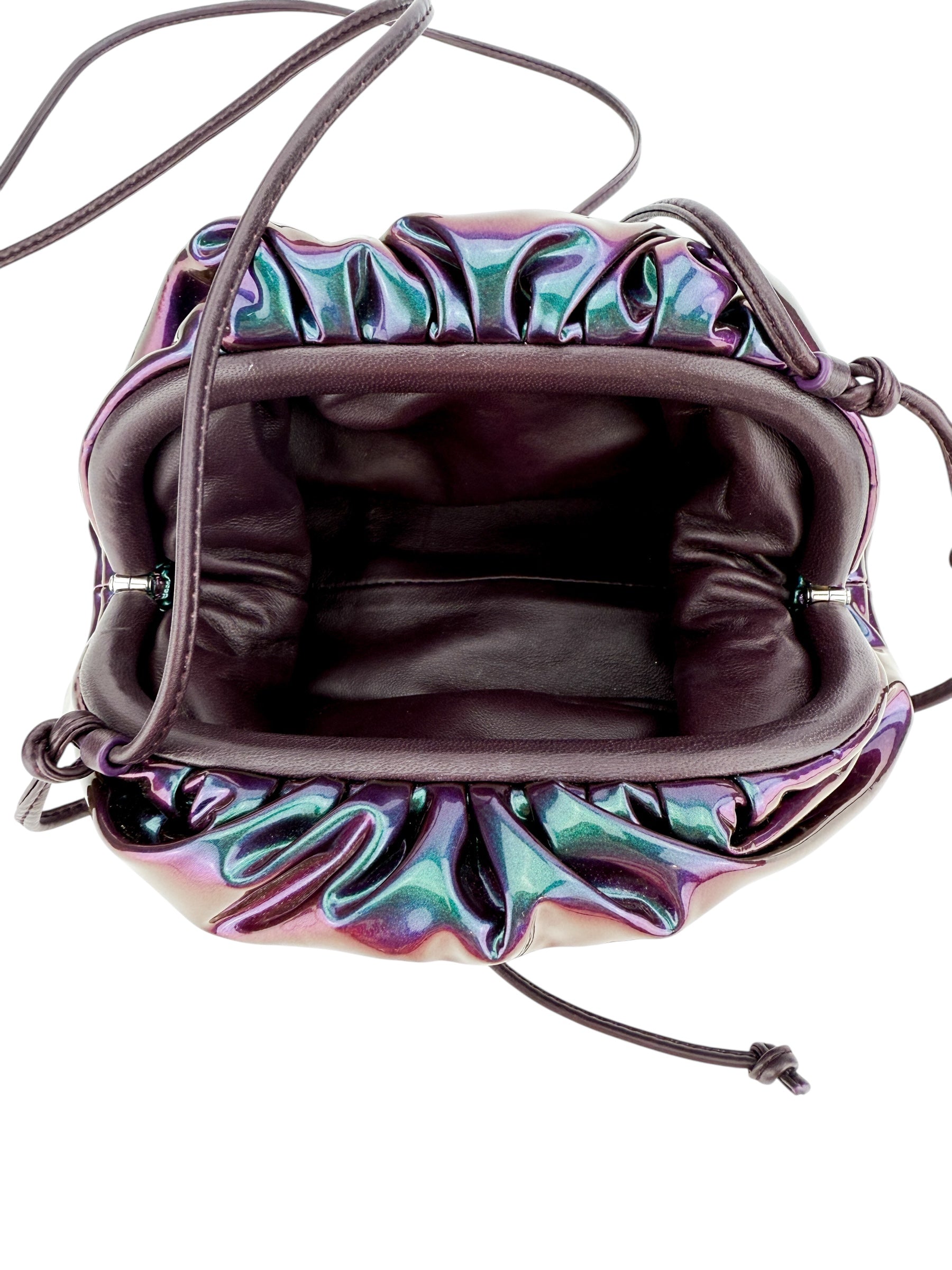 Bottega Veneta Patent Mini Pouch Holographic
