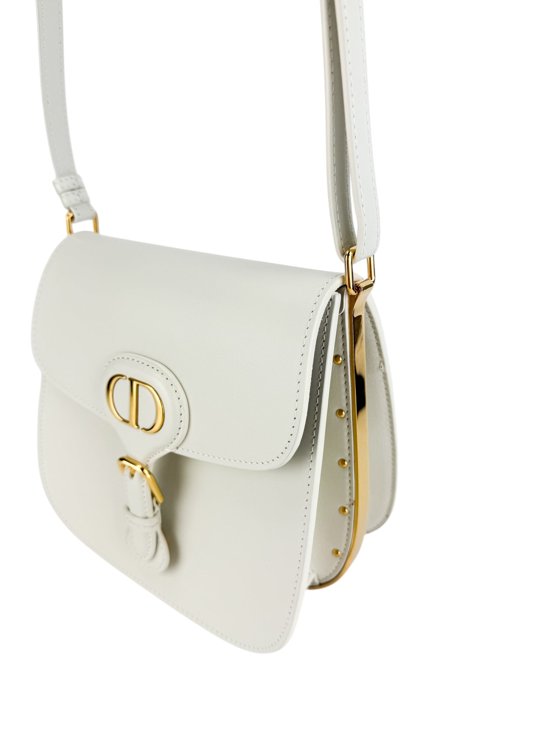 Christian Dior White Bobby Frame Bag