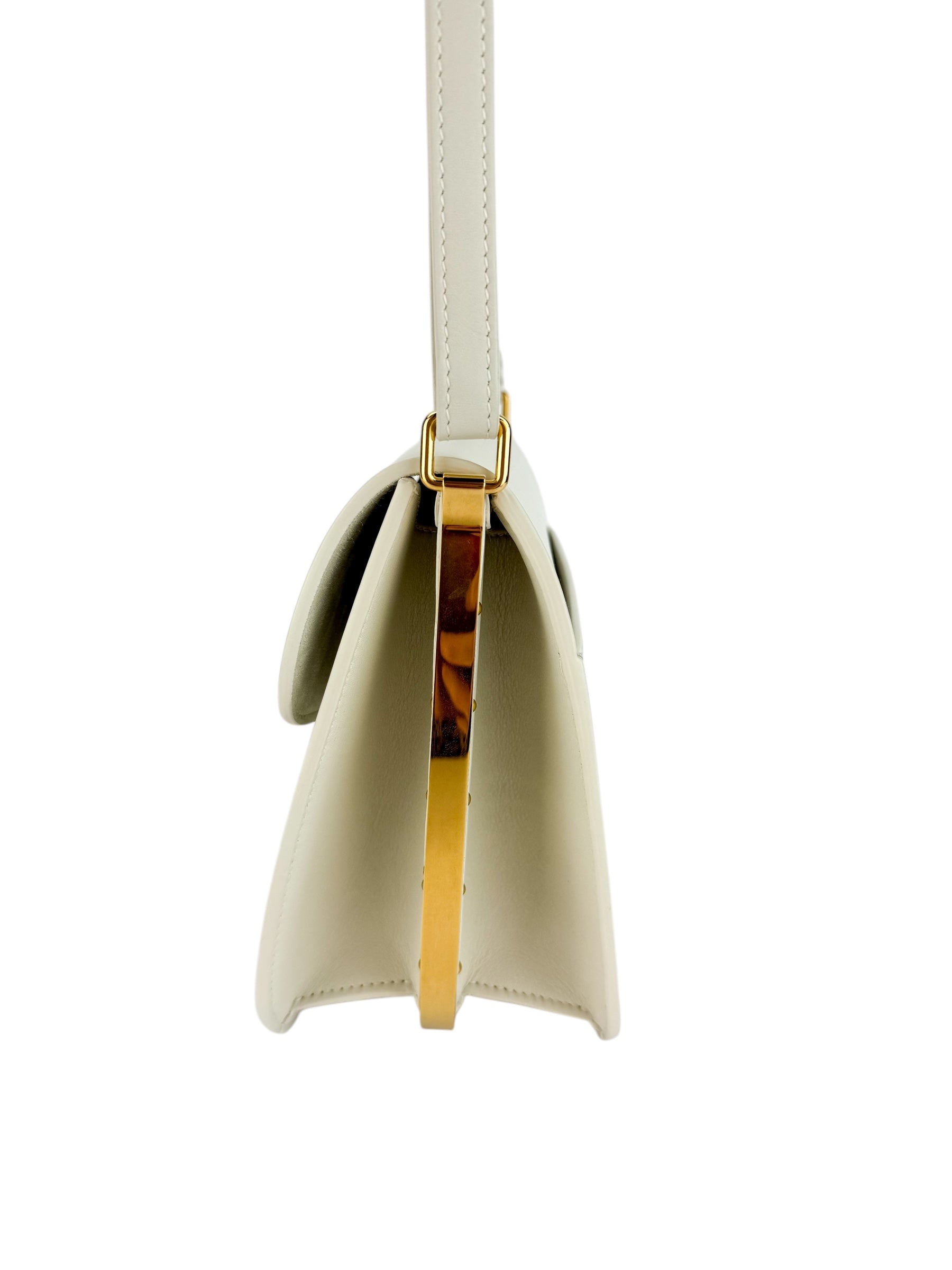 Christian Dior White Bobby Frame Bag