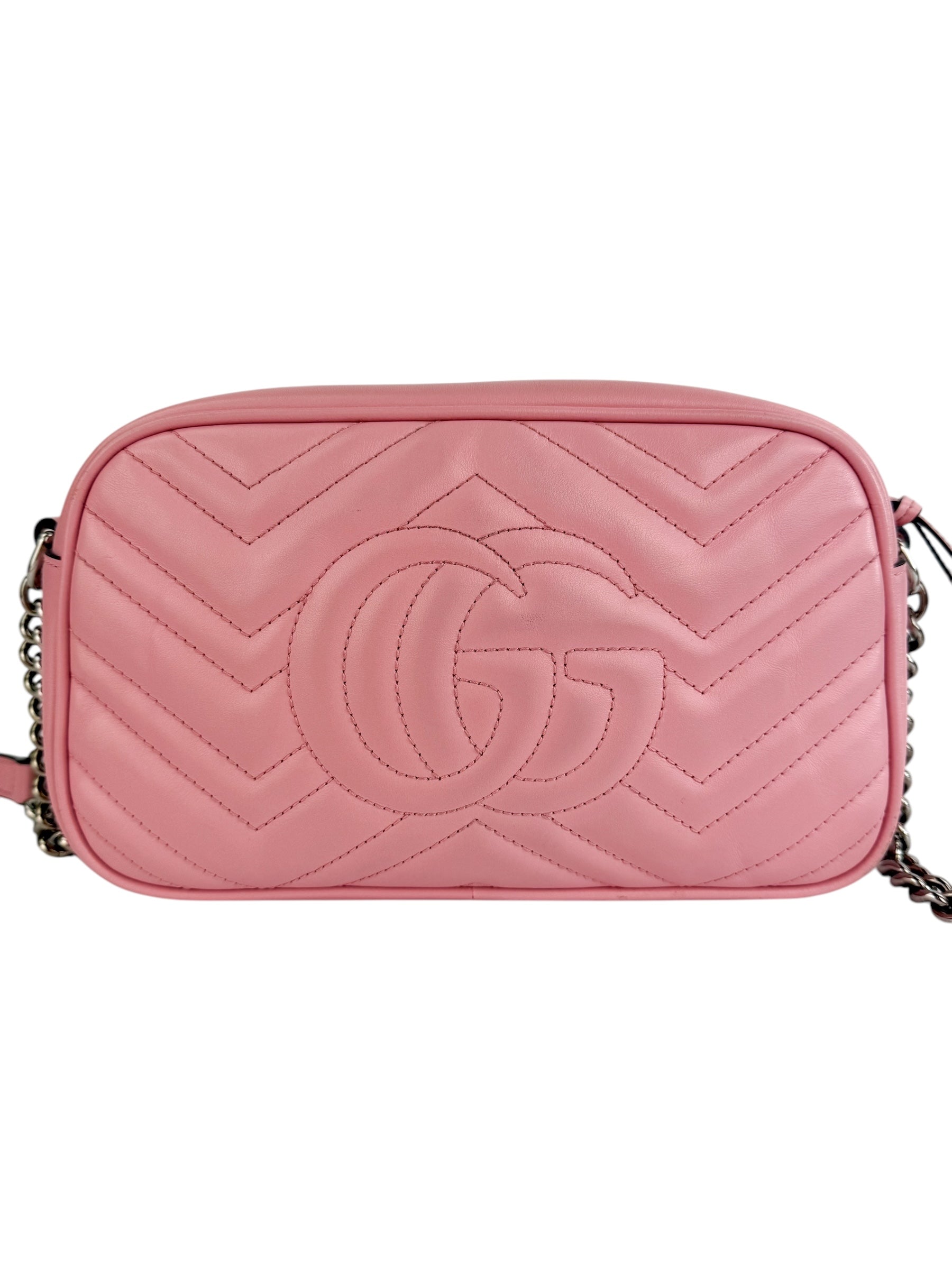 Gucci Small Pink GG Marmont Bag