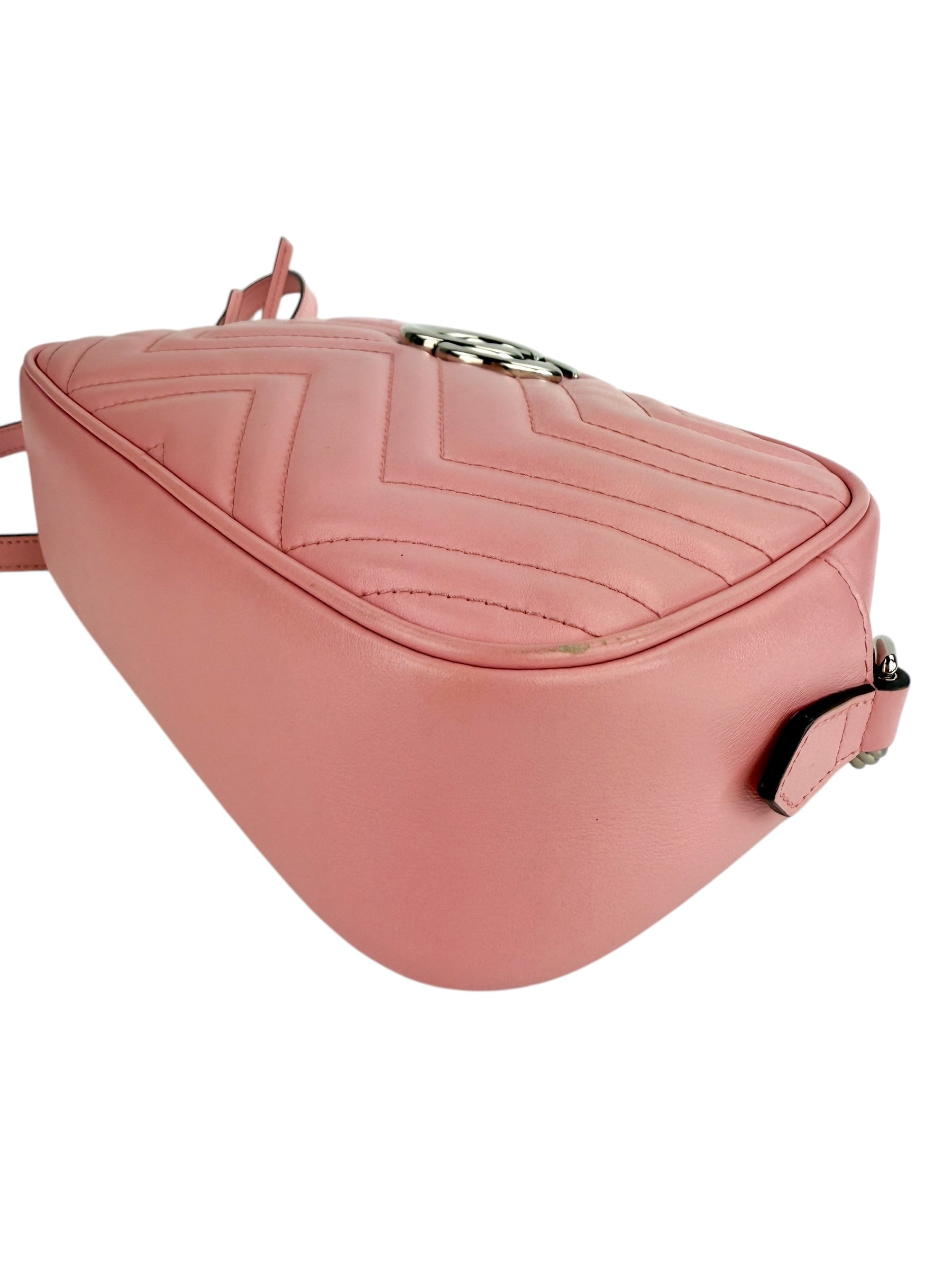 Gucci Small Pink GG Marmont Bag