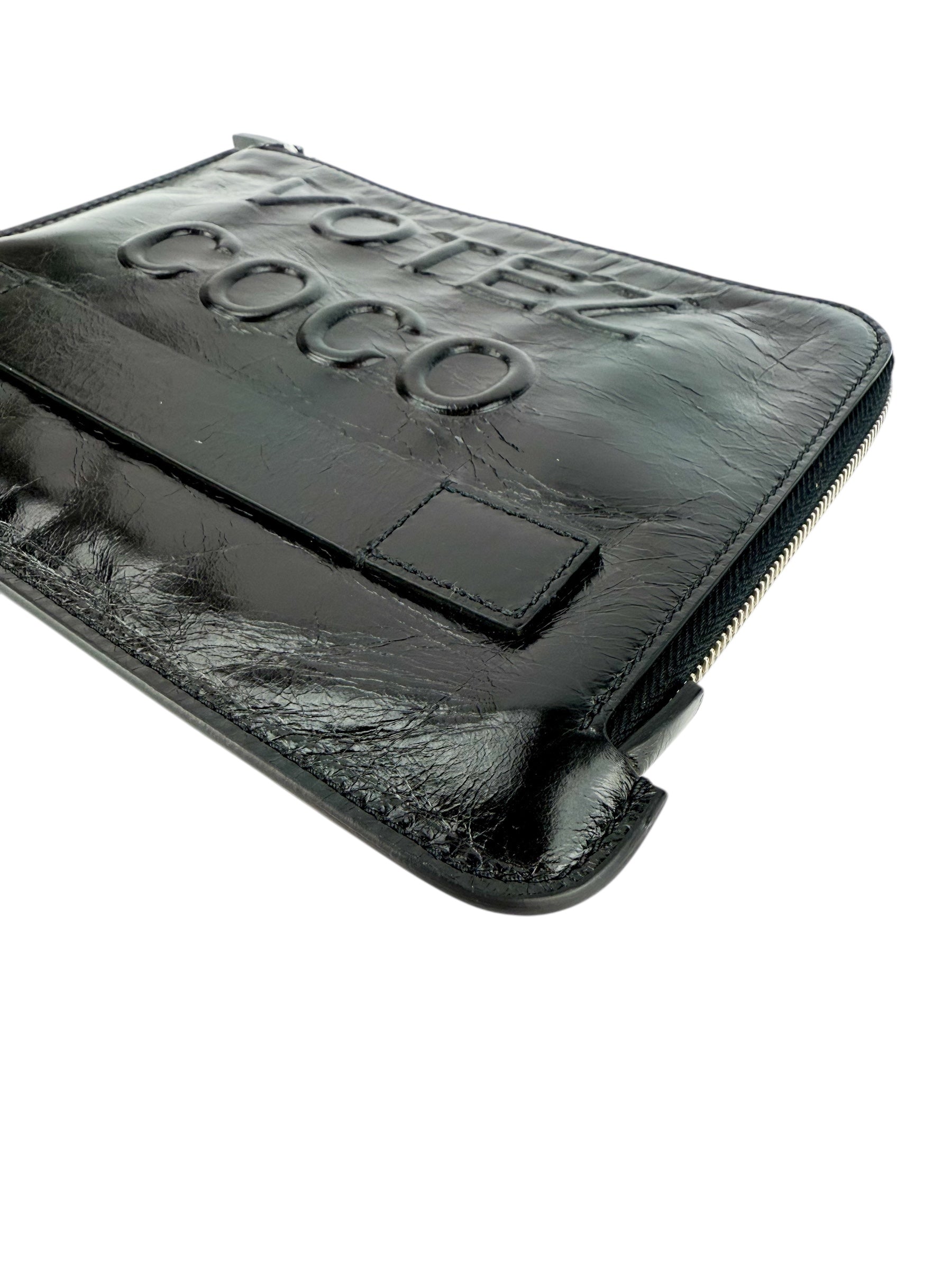 Chanel Black Votez CoCo Clutch