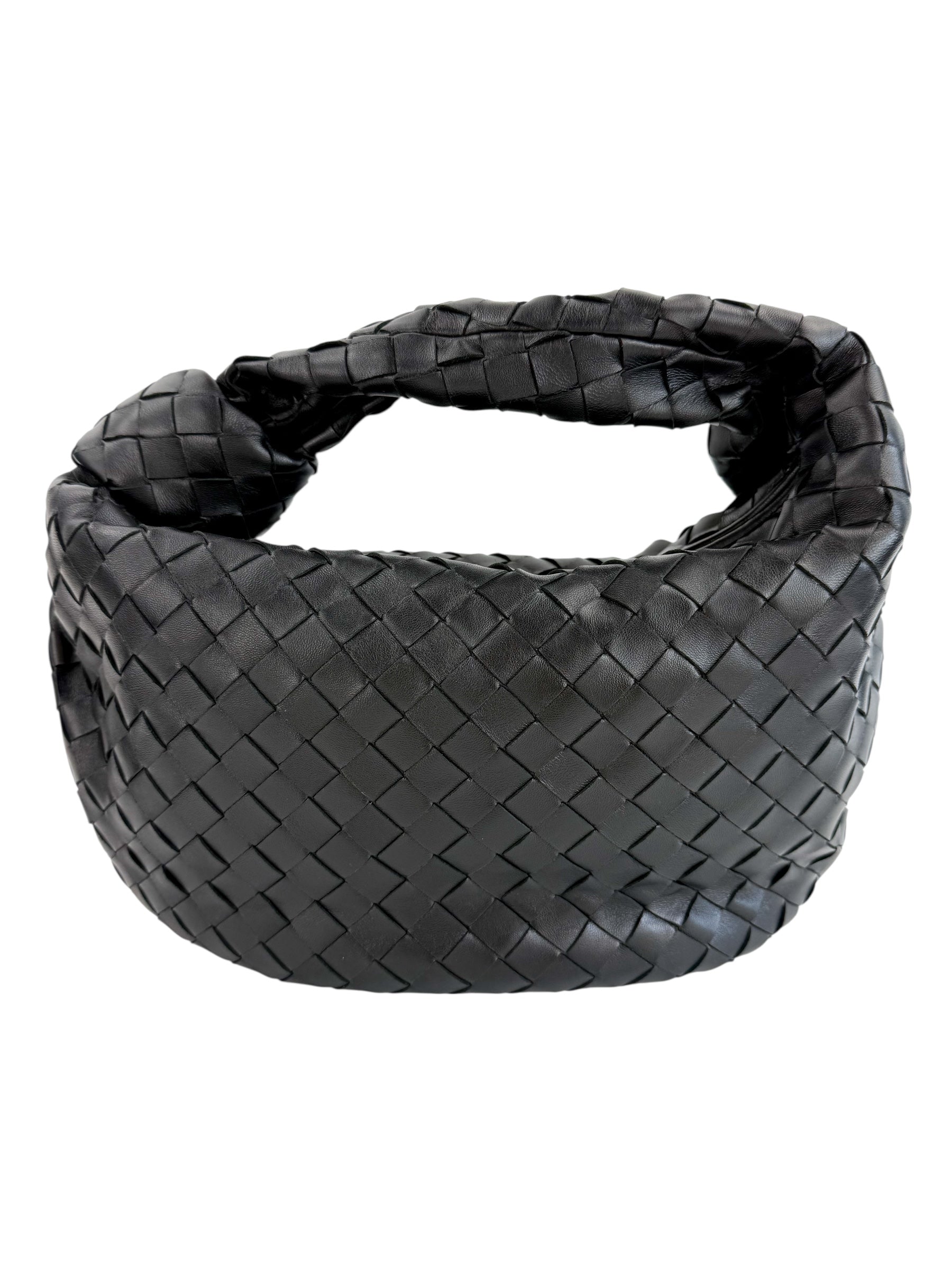 Bottega Veneta Teen Jodie Hobo Black