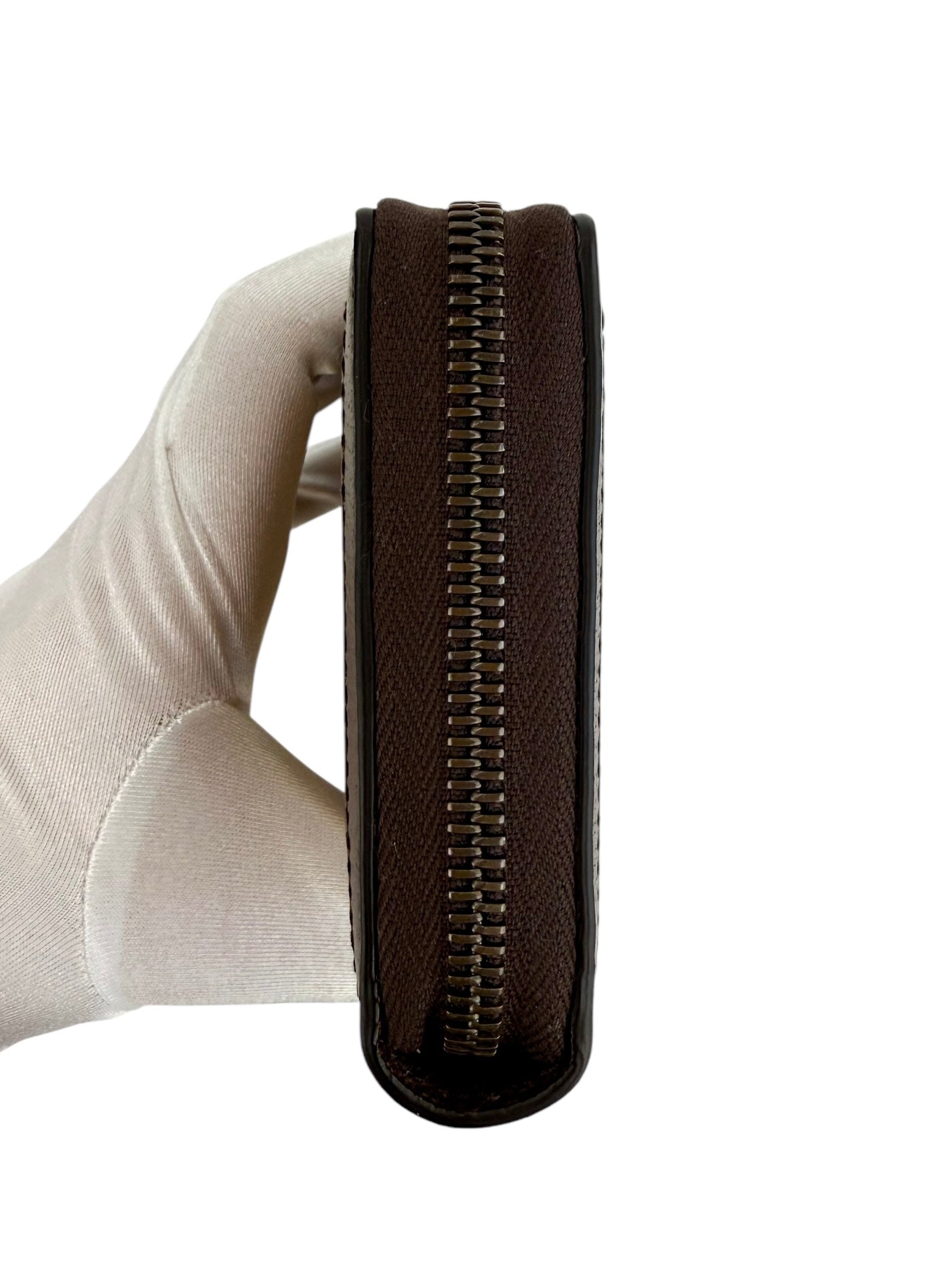 Gucci Jumbo Monogram Diana Zip Around Wallet (Full Set)