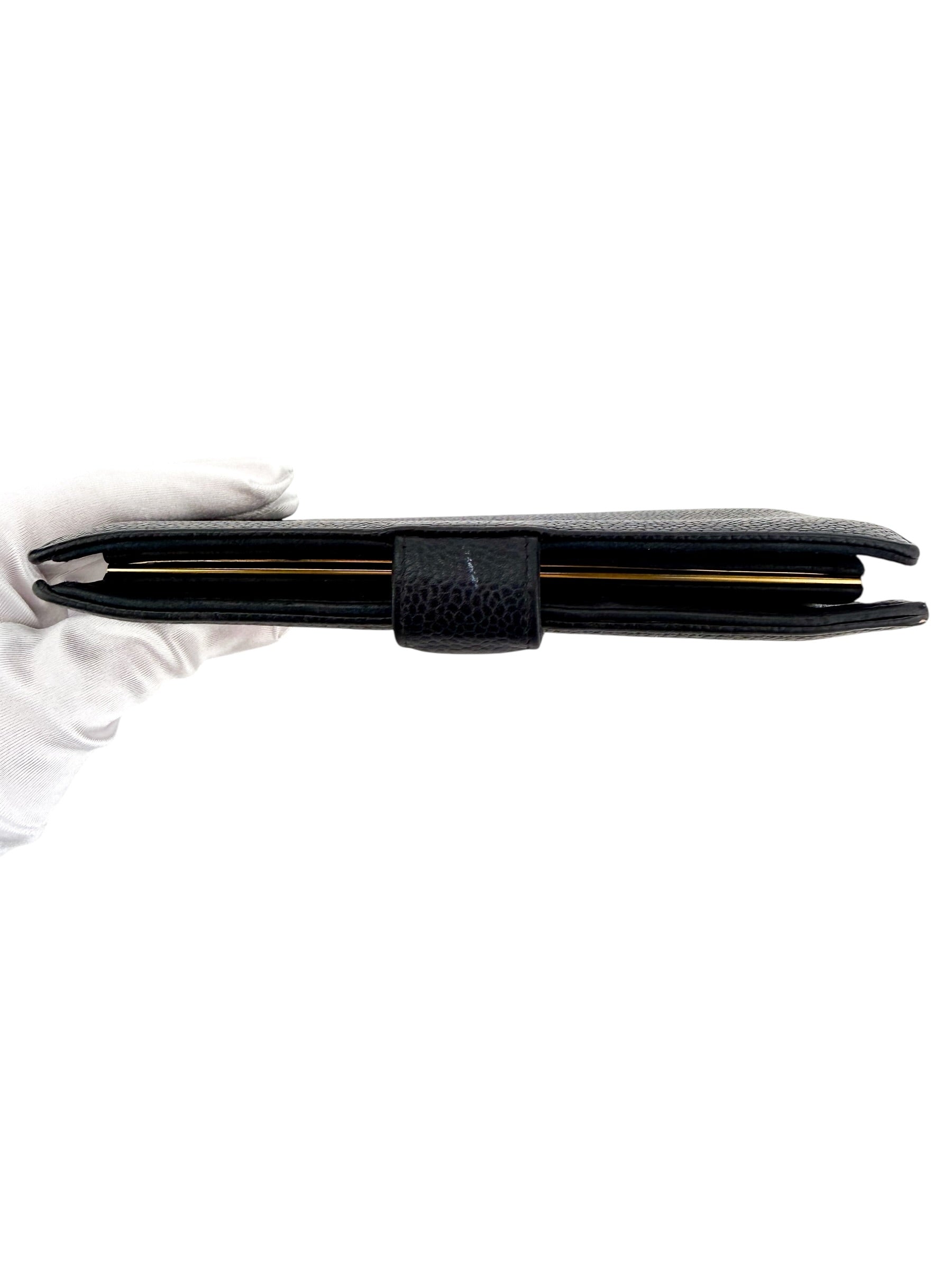 Chanel Vintage Timeless CC French Wallet