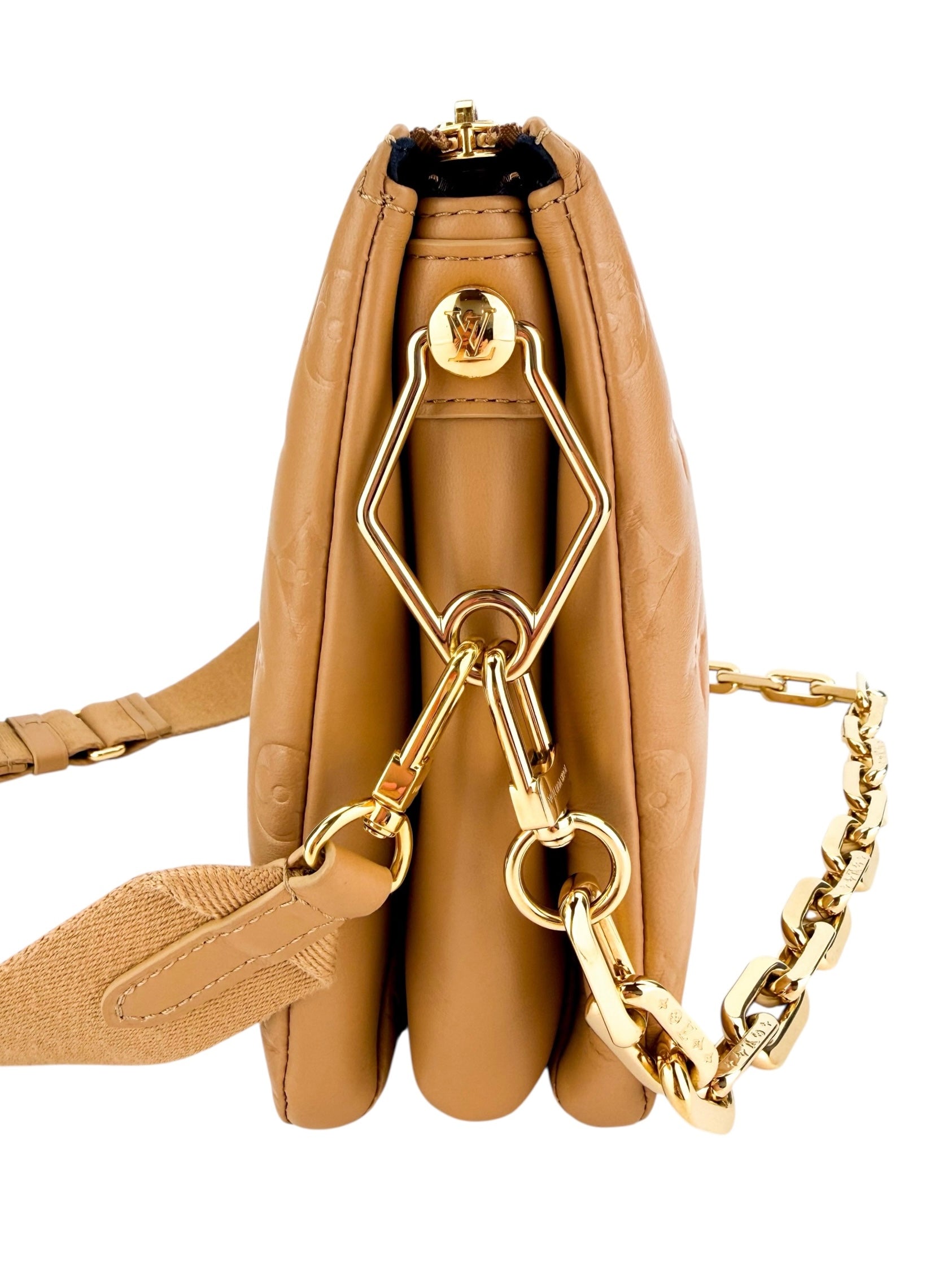 Louis Vuitton Coussin PM Camel (Full Set)