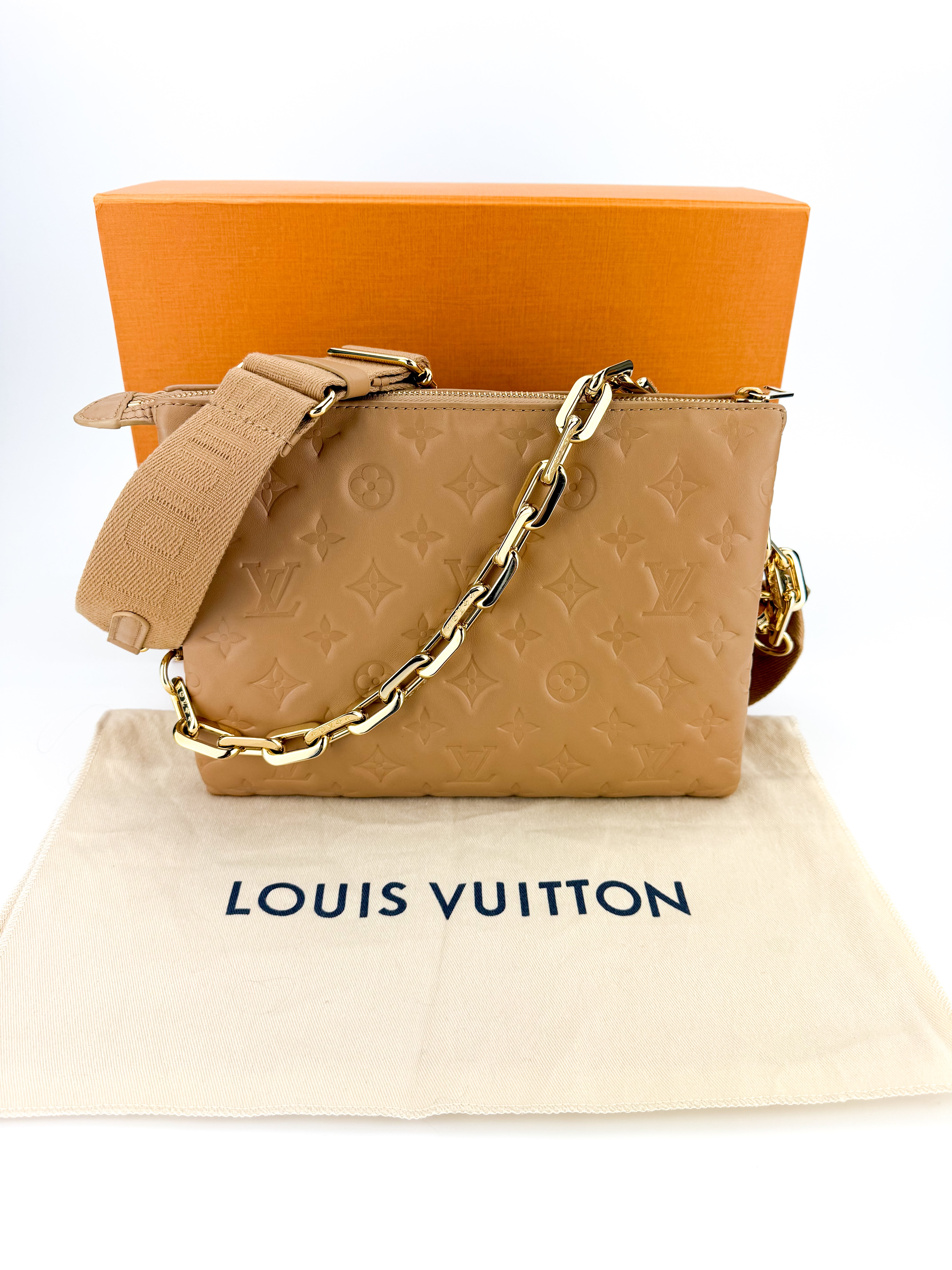 Louis Vuitton Coussin PM Camel (Full Set)