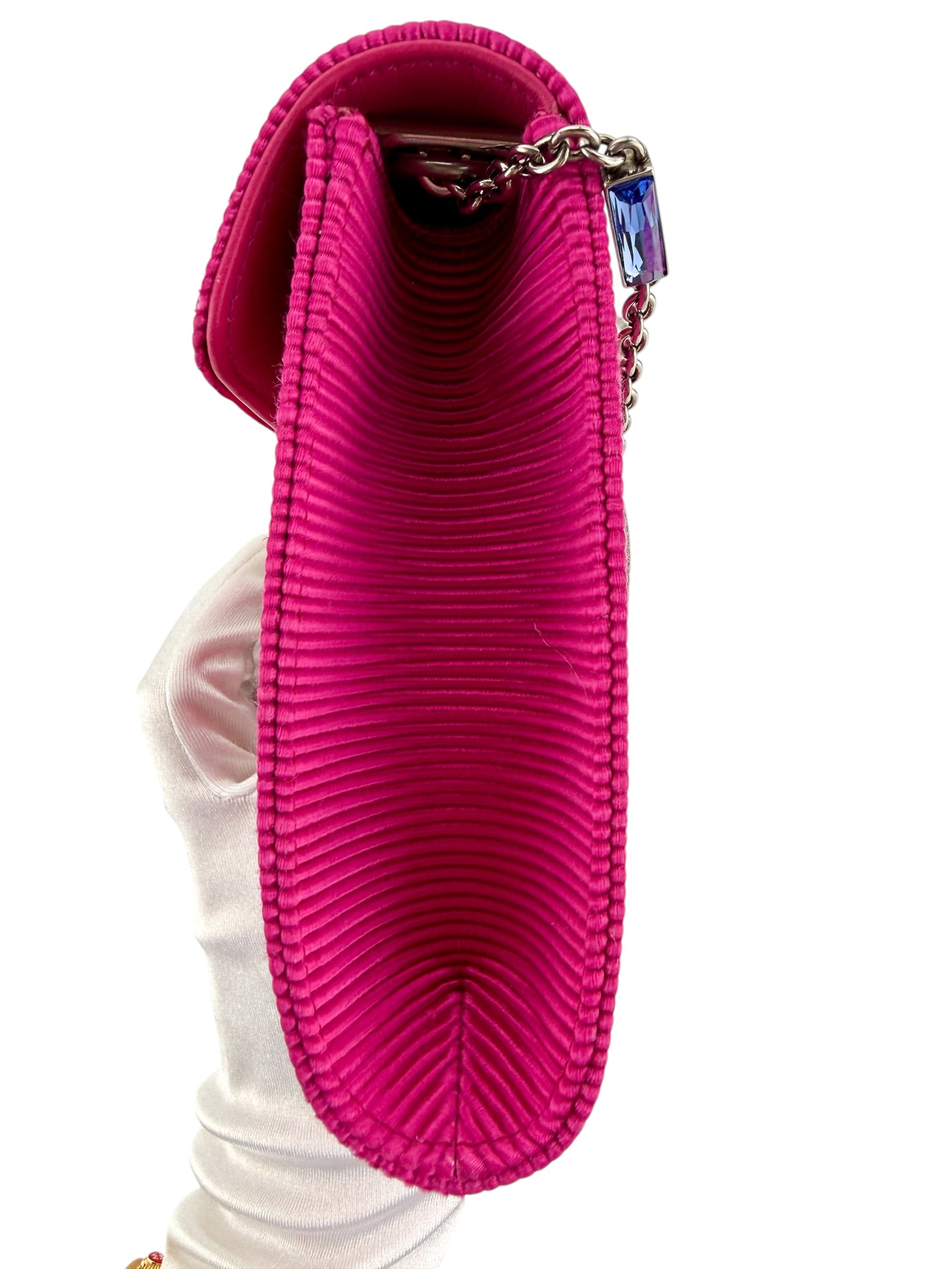 Gucci Dionysus Satin with Crystals Shoulder Bag Pink