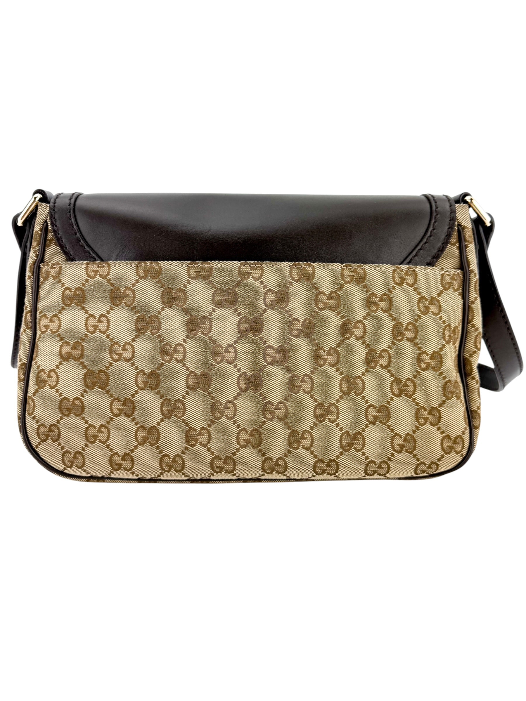 Gucci GG Sukey Canvas Flap Crossbody Bag