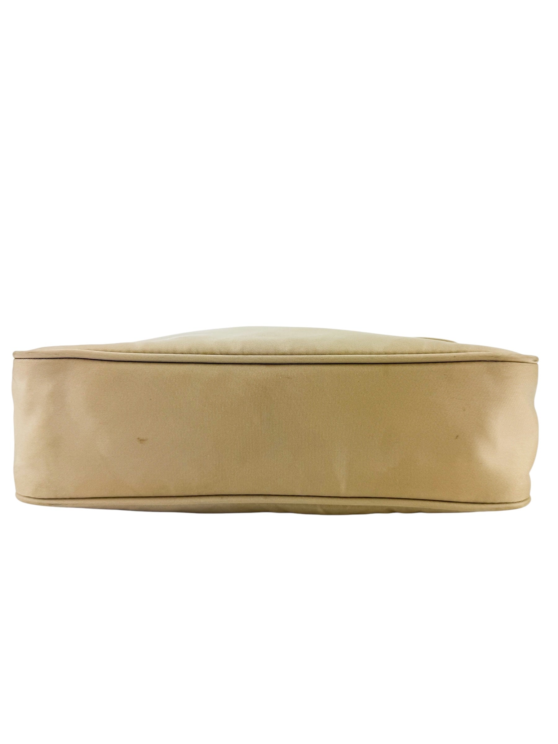 Prada Tessuto Nylon Mini Re-Edition 2000 Bag Beige