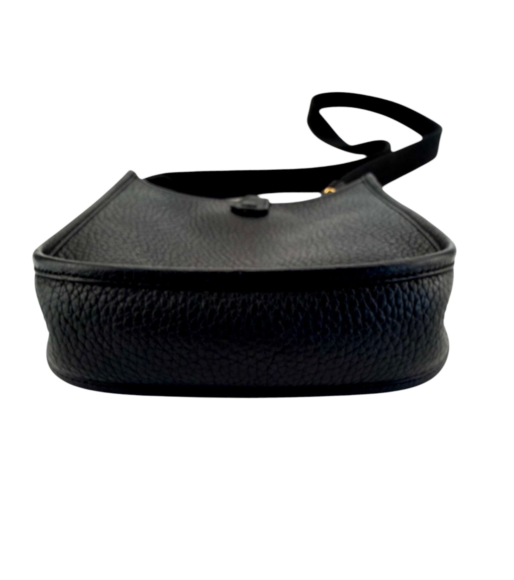 Hermes Taurillon Clemence Evelyne TPM Black Stamp B 2023 (Full Set)