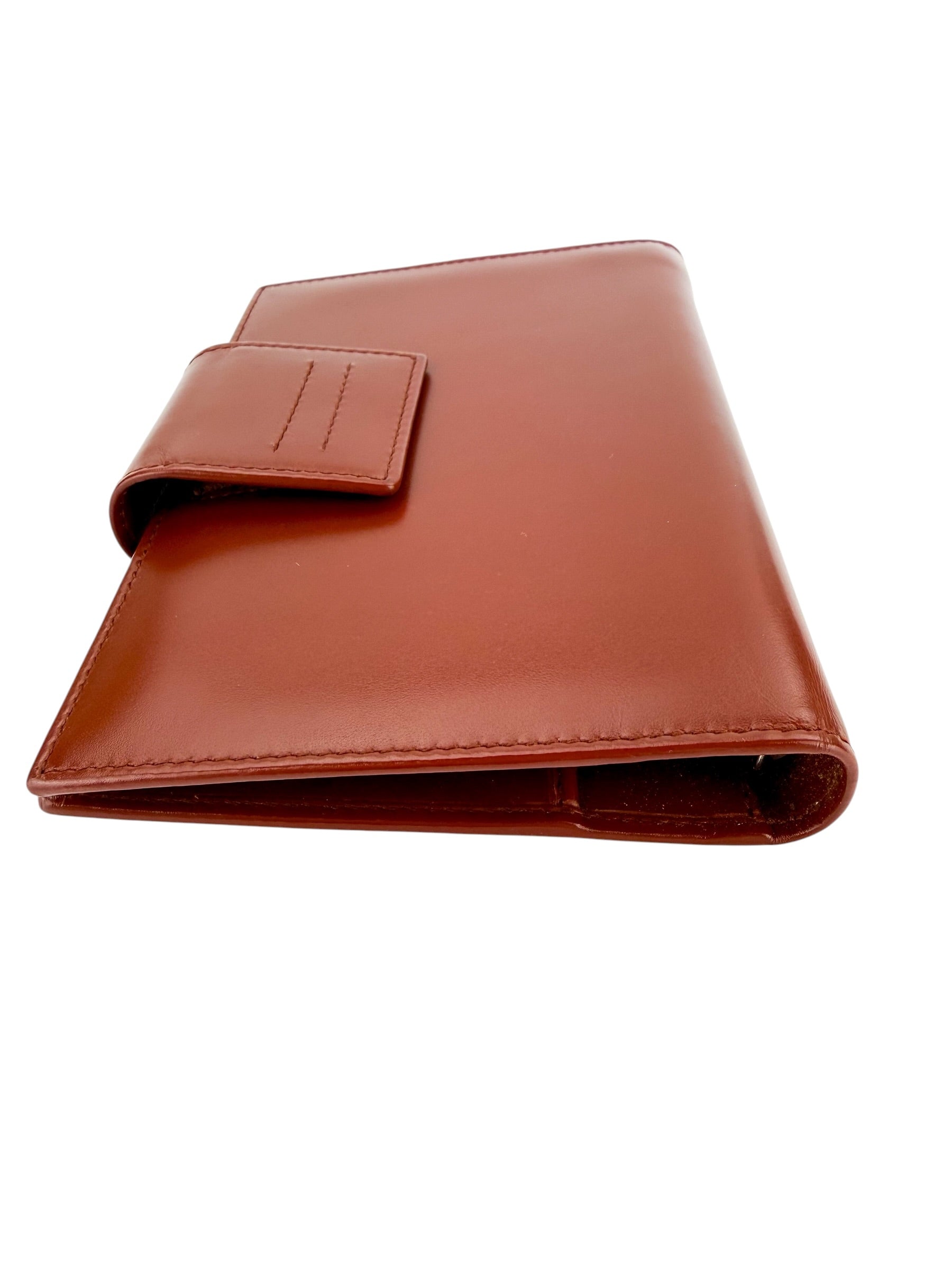 Prada Smooth Leather Agenda Brown (Full Set)