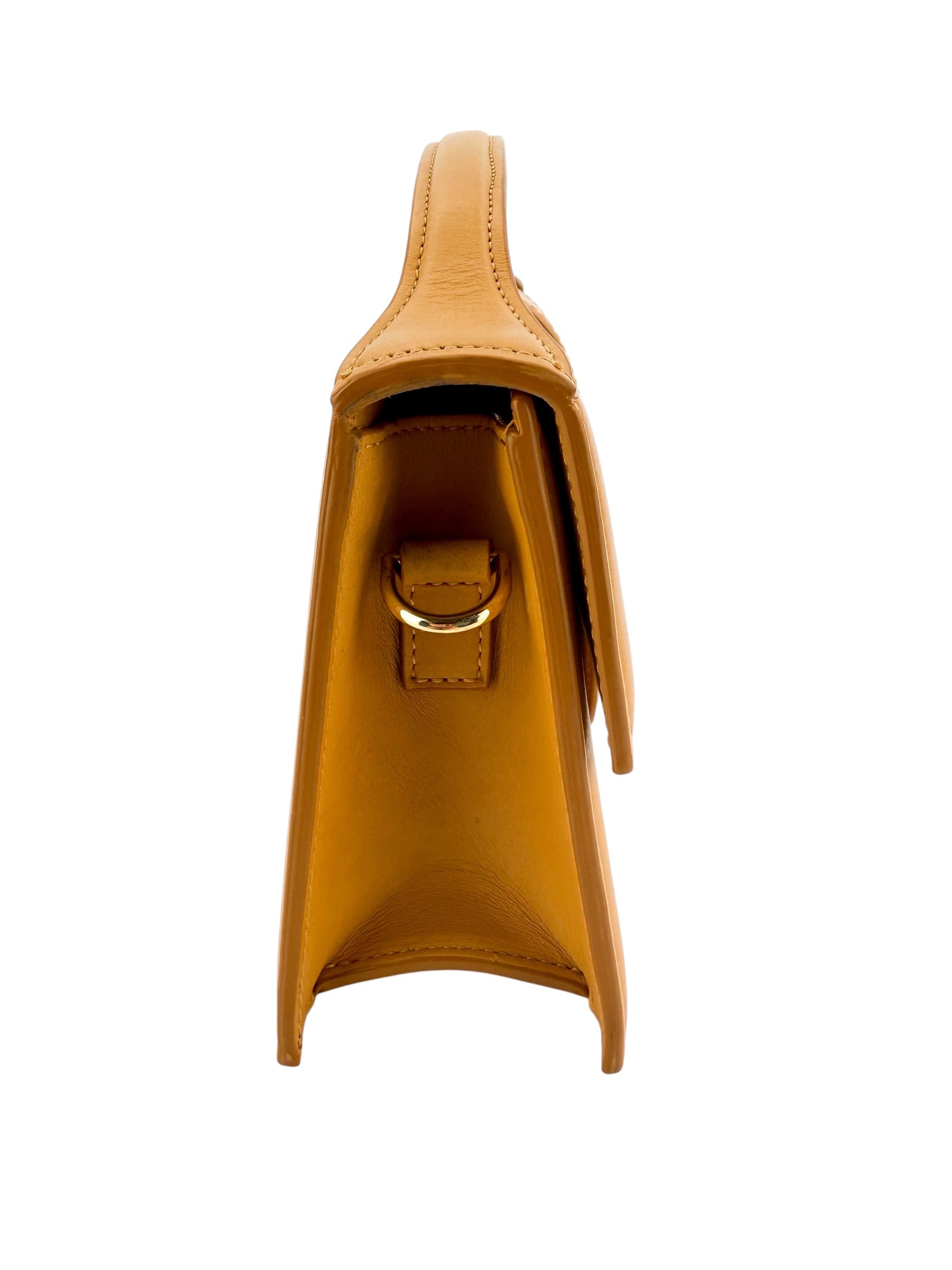Jacquemus Smooth Calfskin Le Grand Bambino Camel