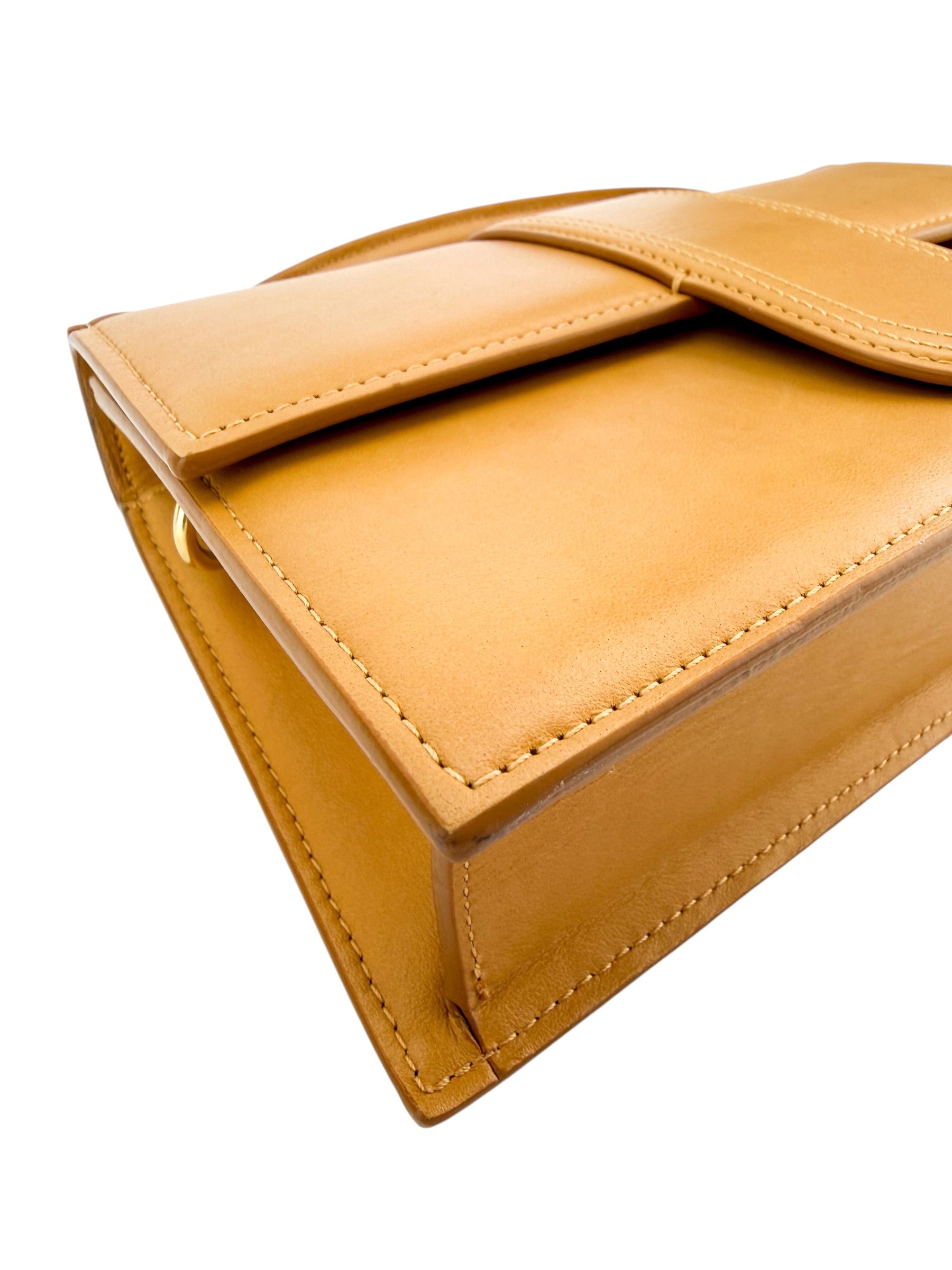 Jacquemus Smooth Calfskin Le Grand Bambino Camel
