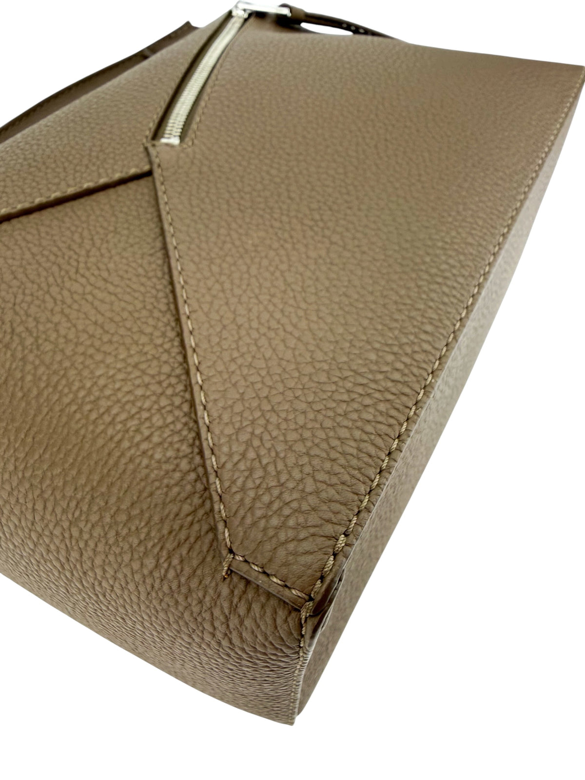 Loewe Calfskin Large Puzzle Bag Brown