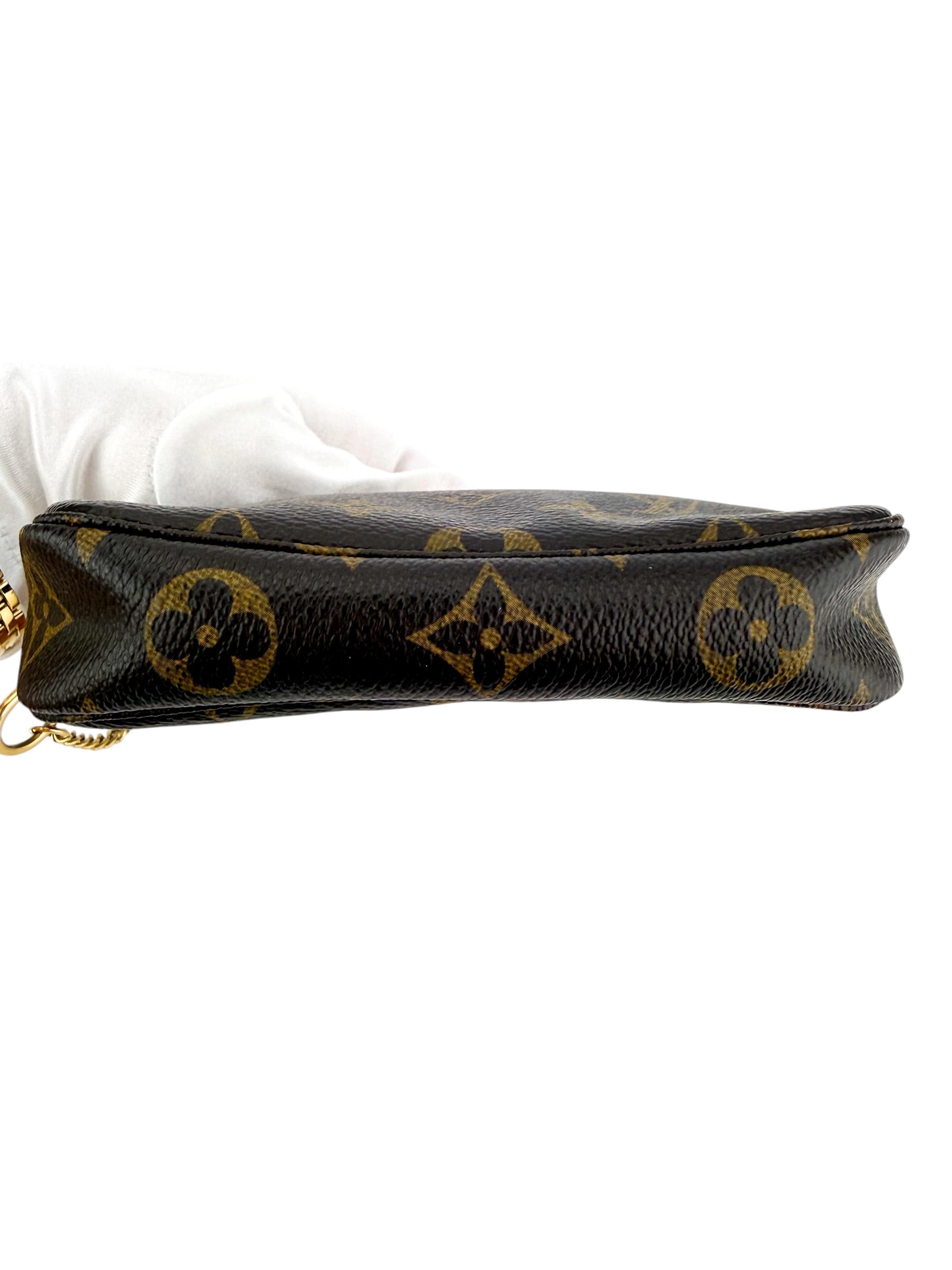 Louis Vuitton Monogram Mini Pochette Acessories (Full Set)