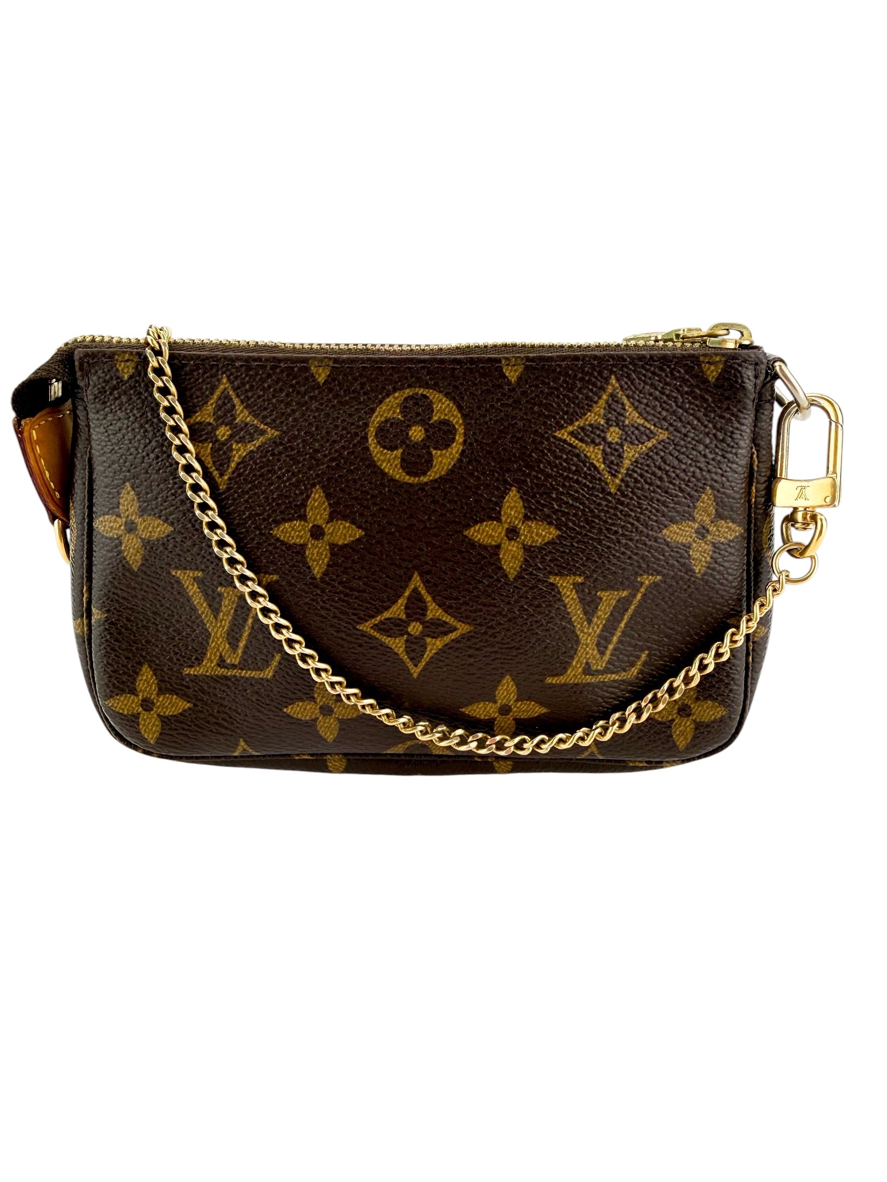 Louis Vuitton Monogram Mini Pochette Acessories (Full Set)
