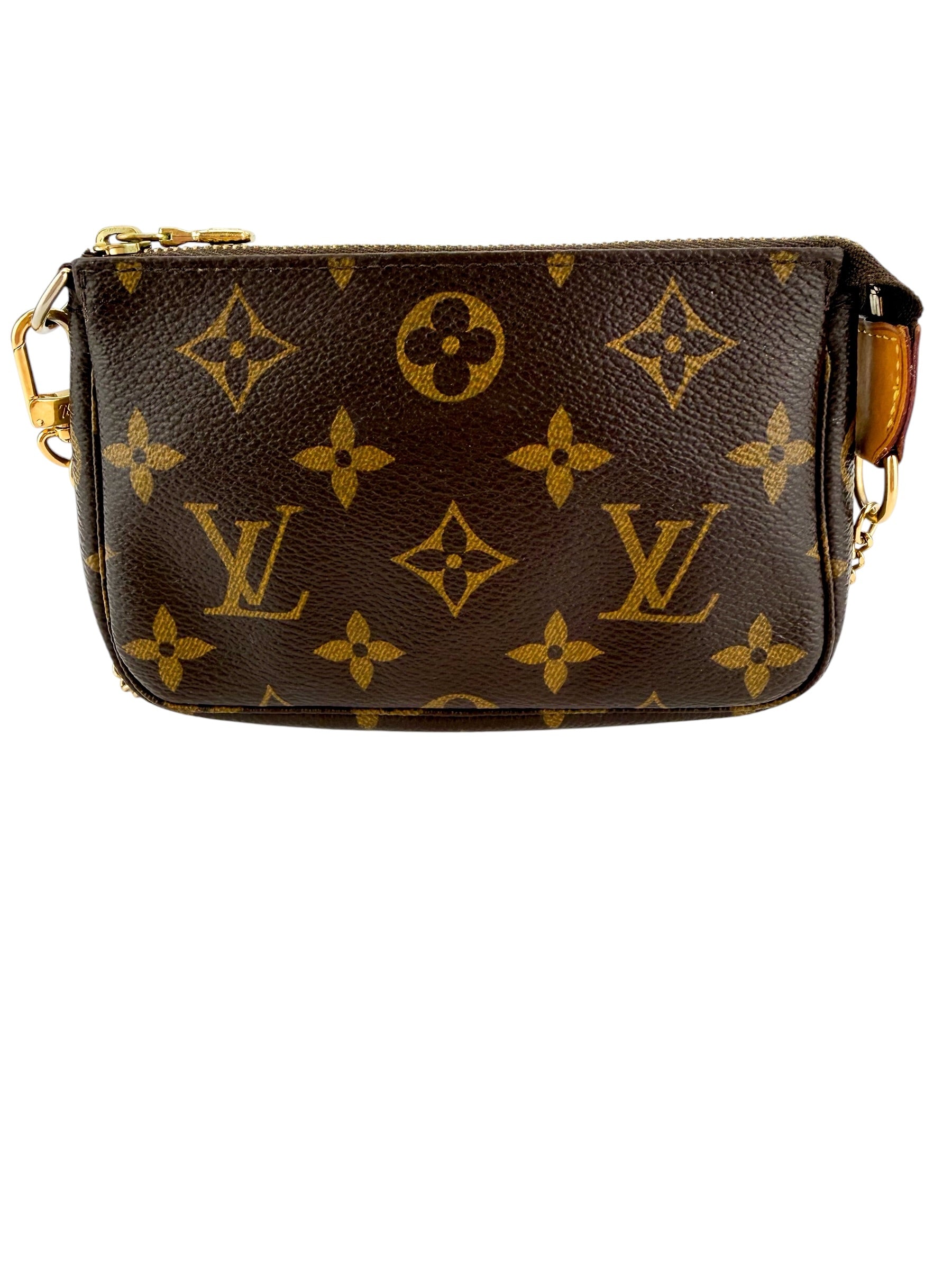 Louis Vuitton Monogram Mini Pochette Acessories (Full Set)