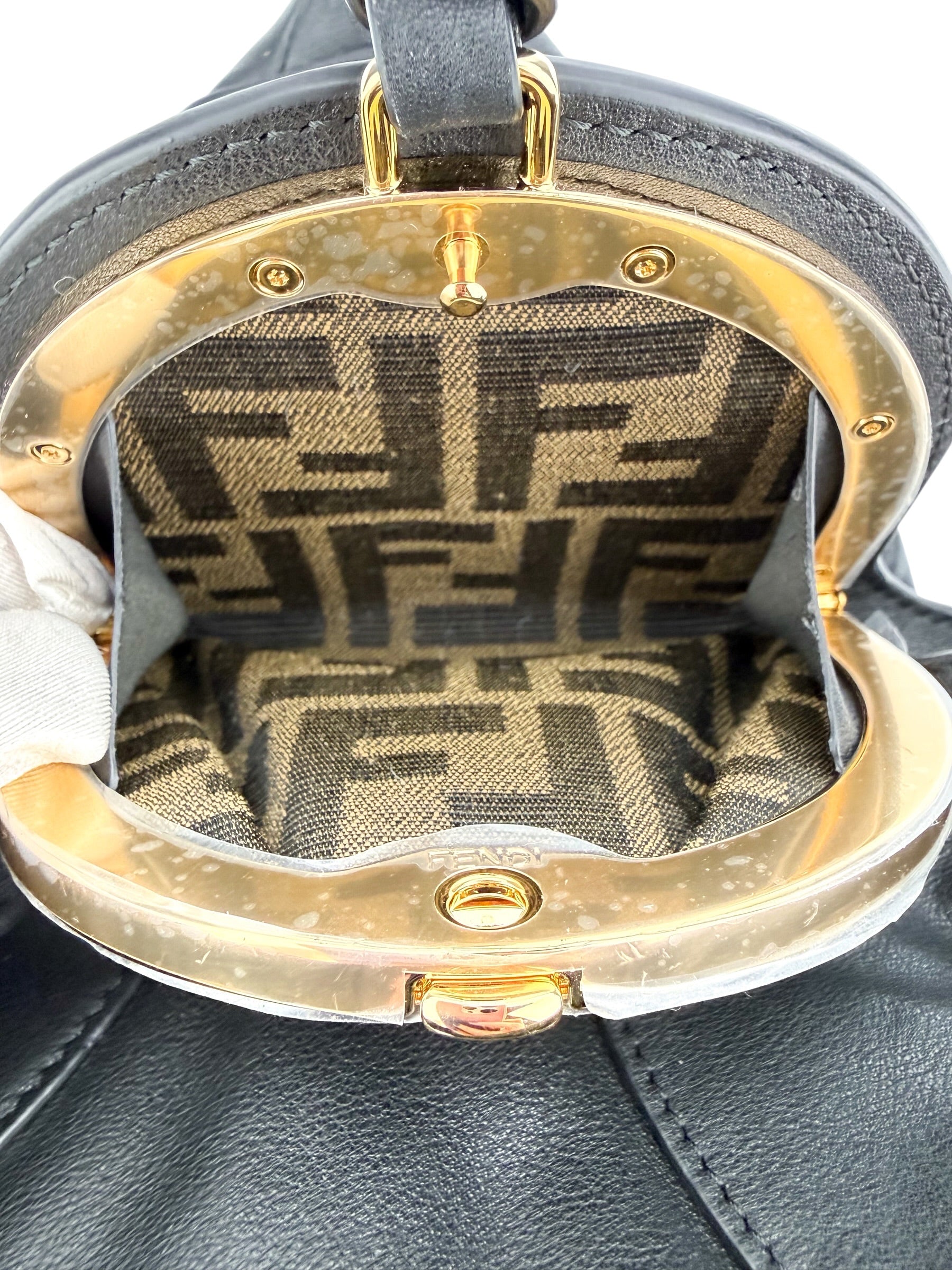 Fendi Calfskin Small Spy Black Fall/Winter 2026