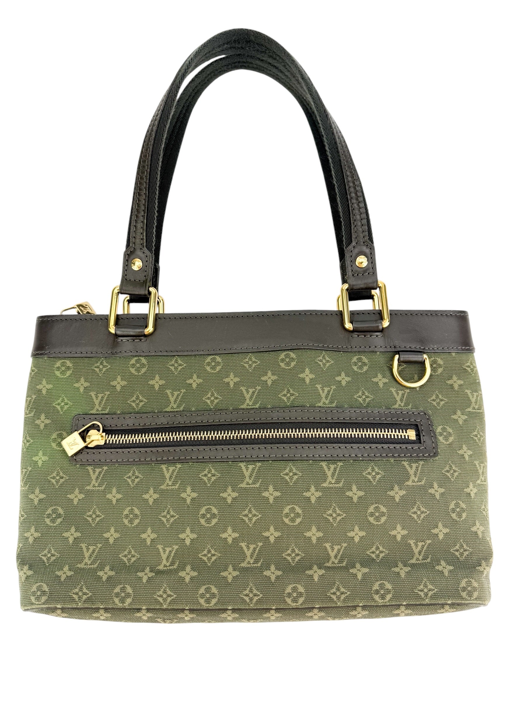 Louis Vuitton Vintage Mini Lin Sac Lucille PM Olive