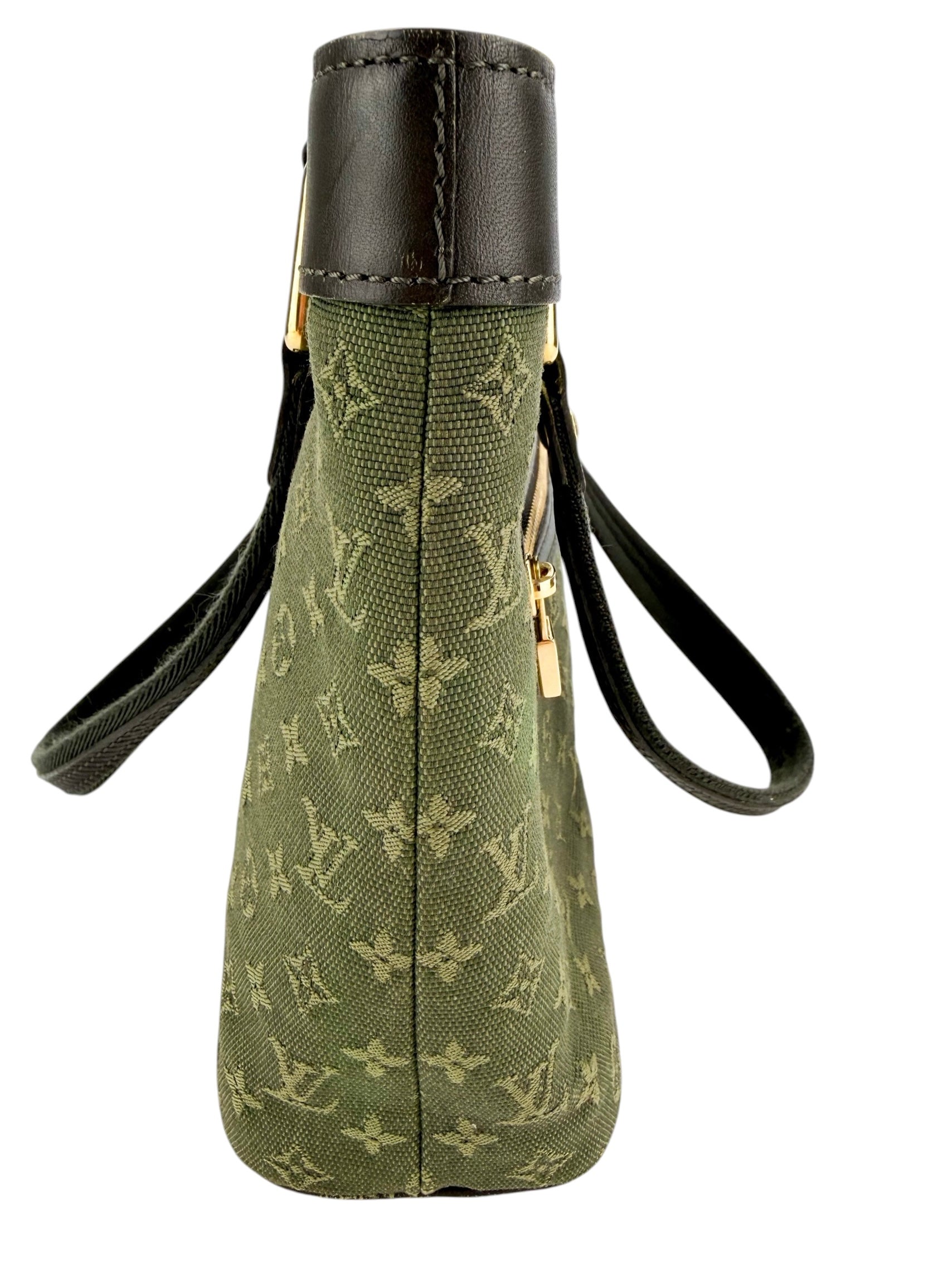 Louis Vuitton Vintage Mini Lin Sac Lucille PM Olive