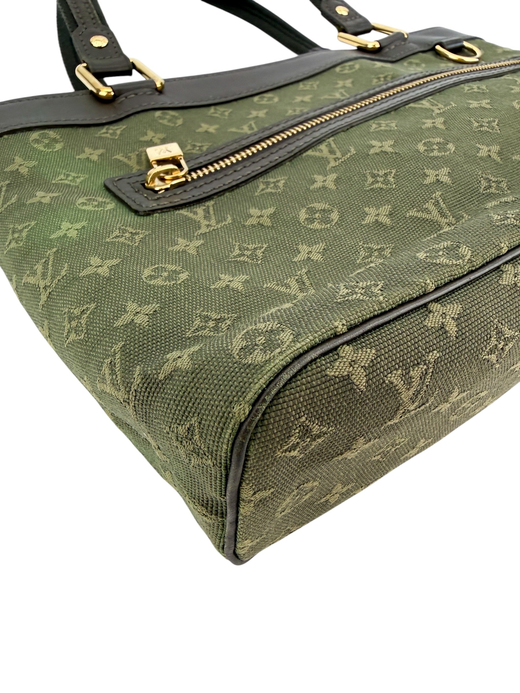 Louis Vuitton Vintage Mini Lin Sac Lucille PM Olive