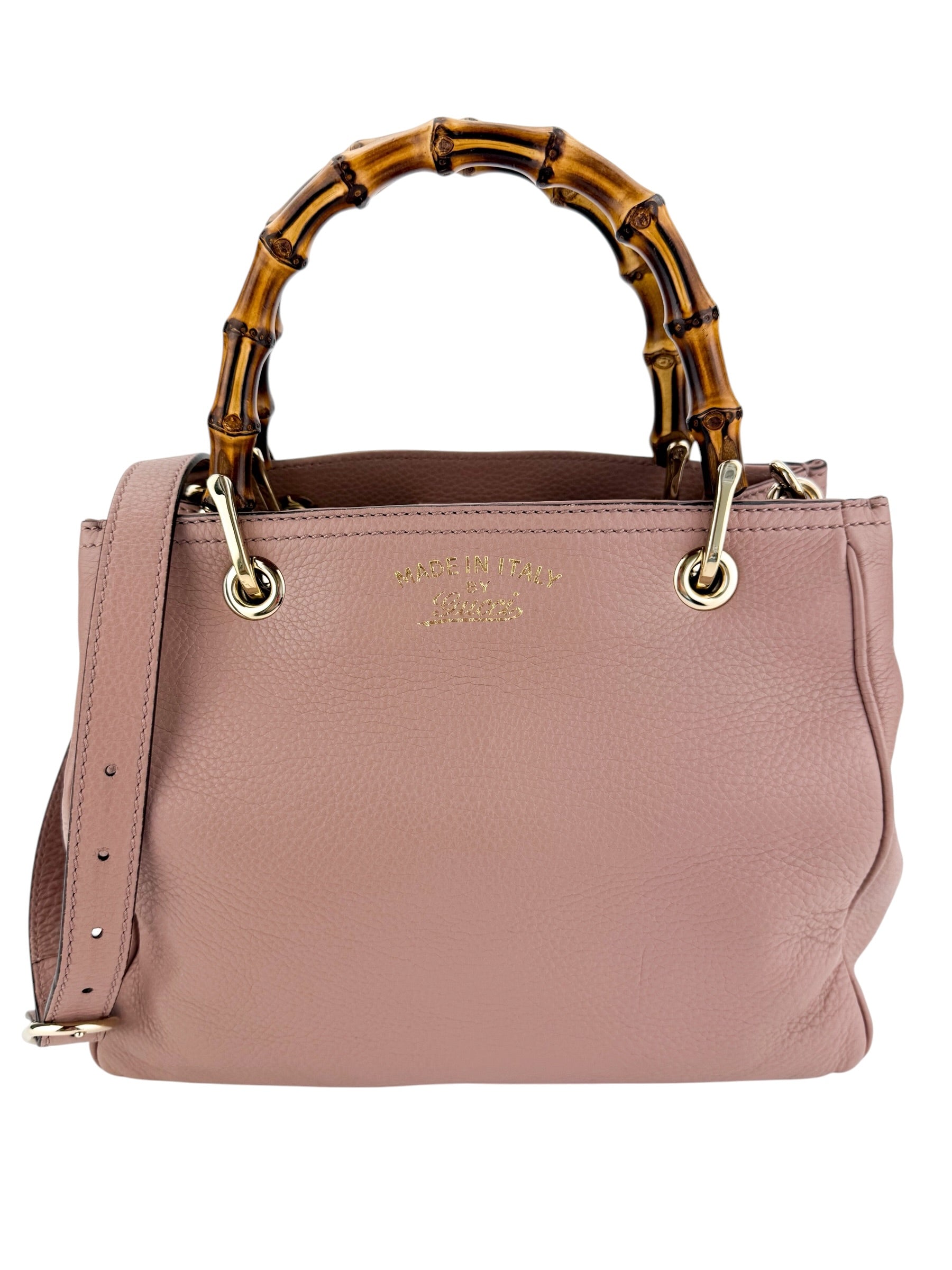 Gucci Bamboo Top Handle Shopper Tote