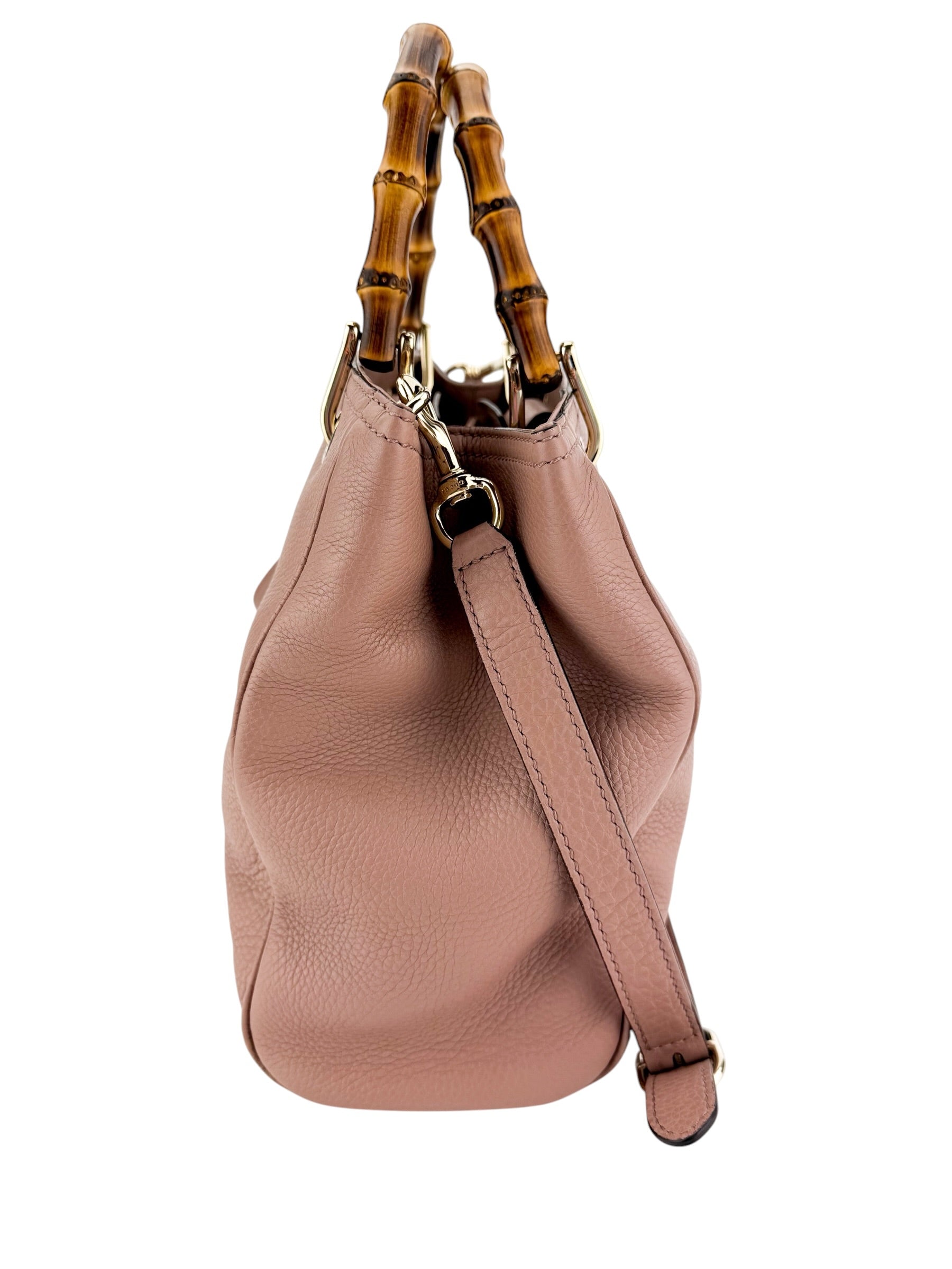 Gucci Bamboo Top Handle Shopper Tote