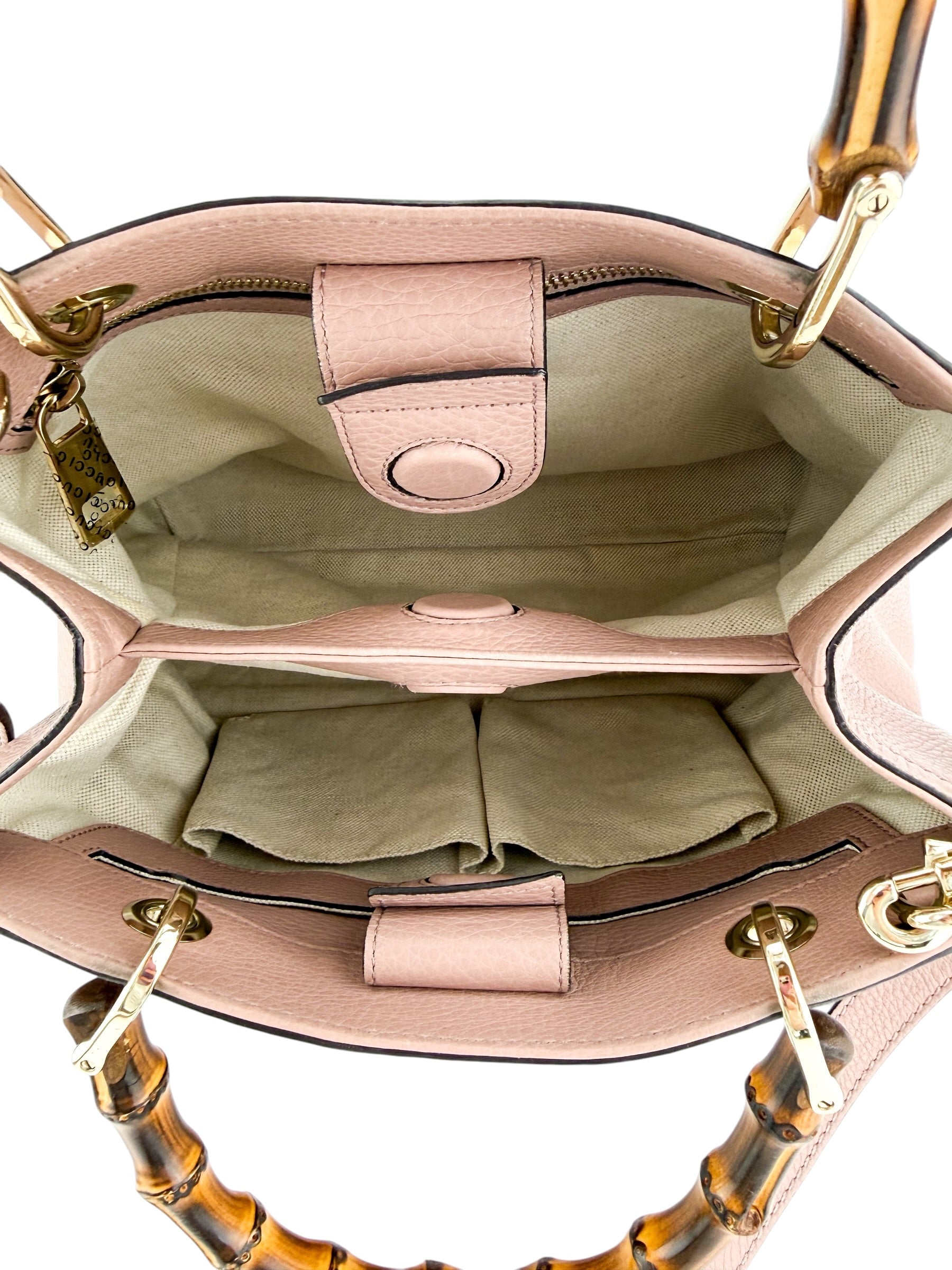 Gucci Bamboo Top Handle Shopper Tote