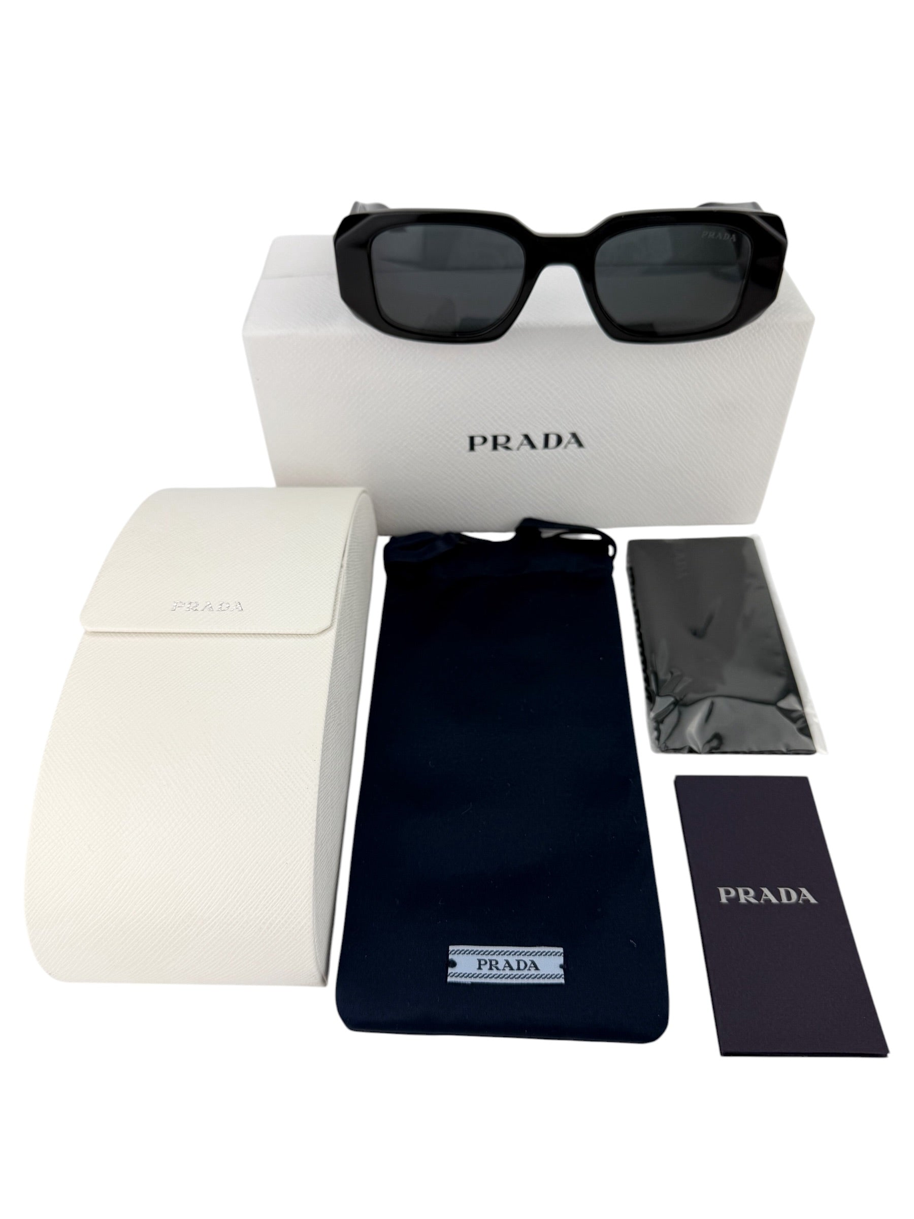 Prada Symbole Sunglasses SPR 17W Black (Full Set)