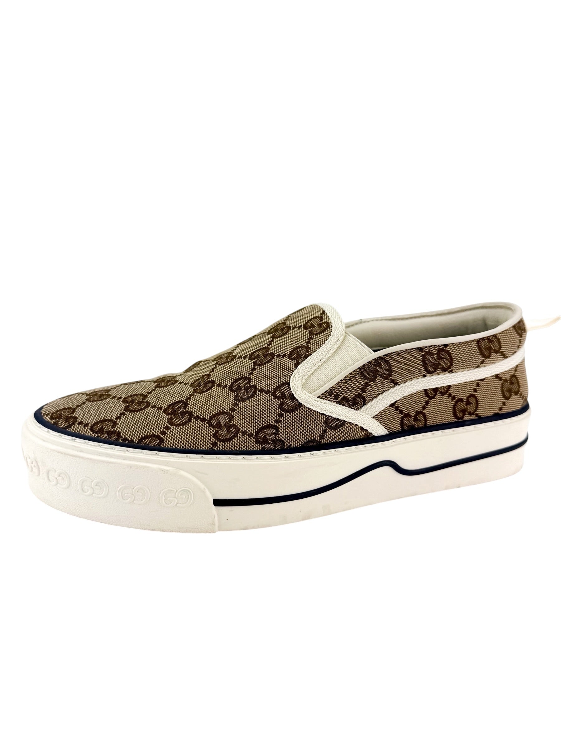 Gucci GG Canvas 1977 Tennis Sneaker Size 39.5 (Full Set)