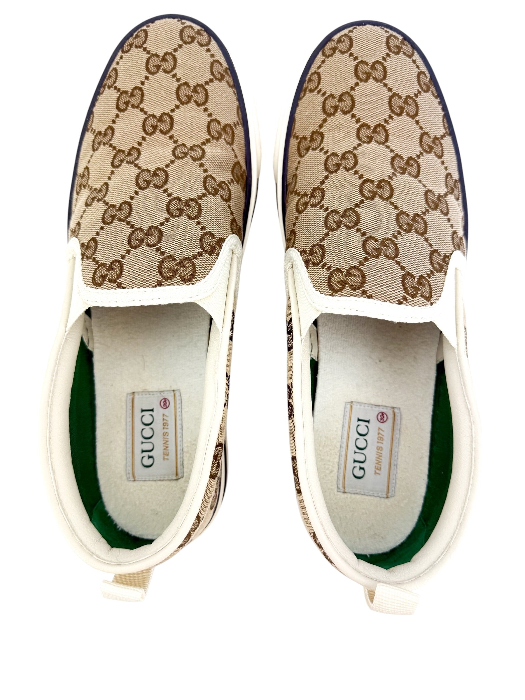 Gucci GG Canvas 1977 Tennis Sneaker Size 39.5 (Full Set)