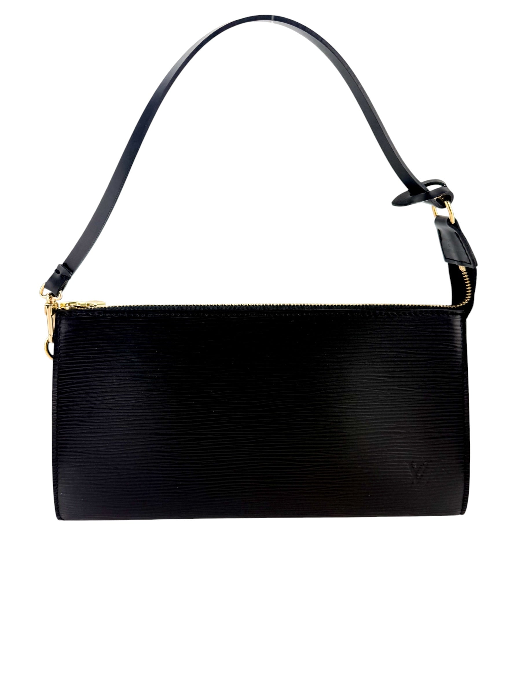 Louis Vuitton Epi Pochette Accessories Black