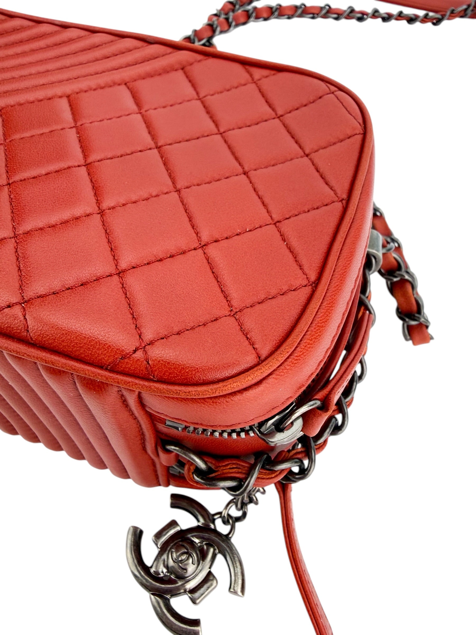 Chanel Lambskin Small Coco Boy Camera Bag