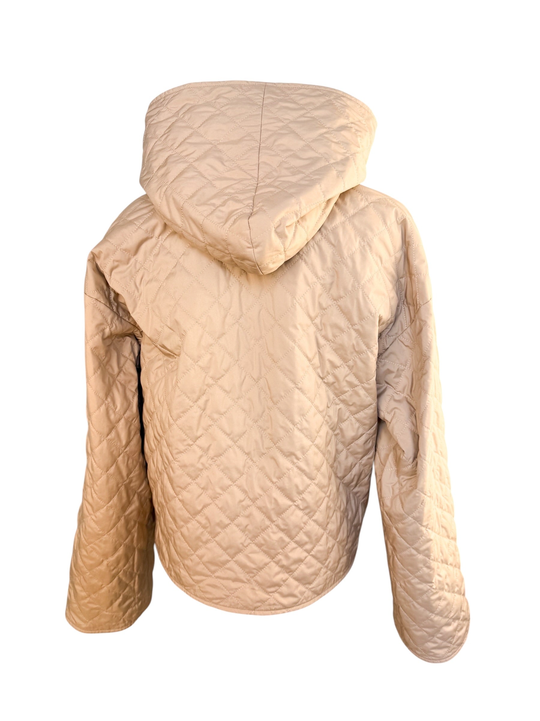 Hermes Grand Manege Reversible Jacket Beige Albinos Size FR 36