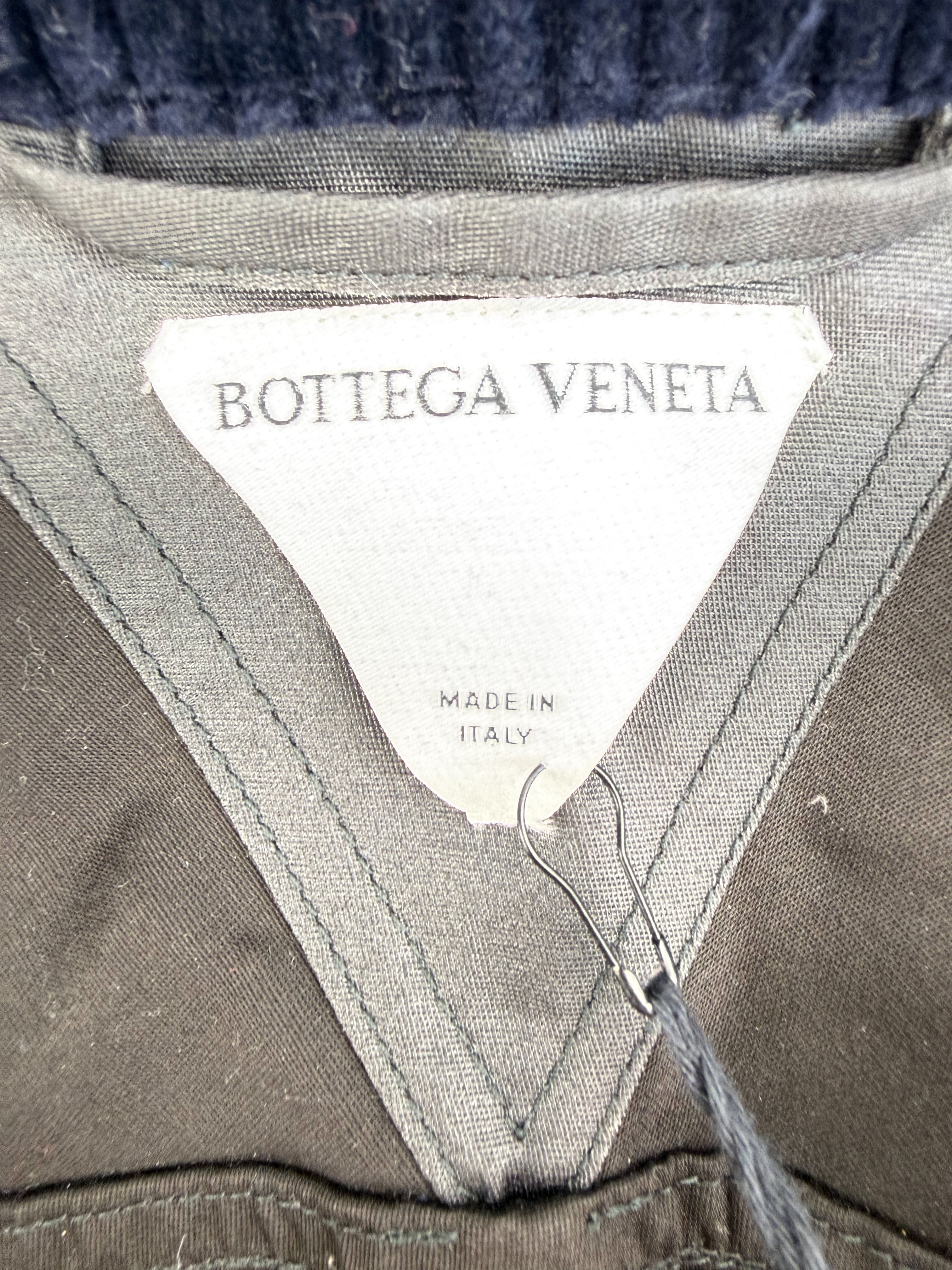 Bottega Veneta Coated Cotton Short Parka Black Size XS (Fits like S)