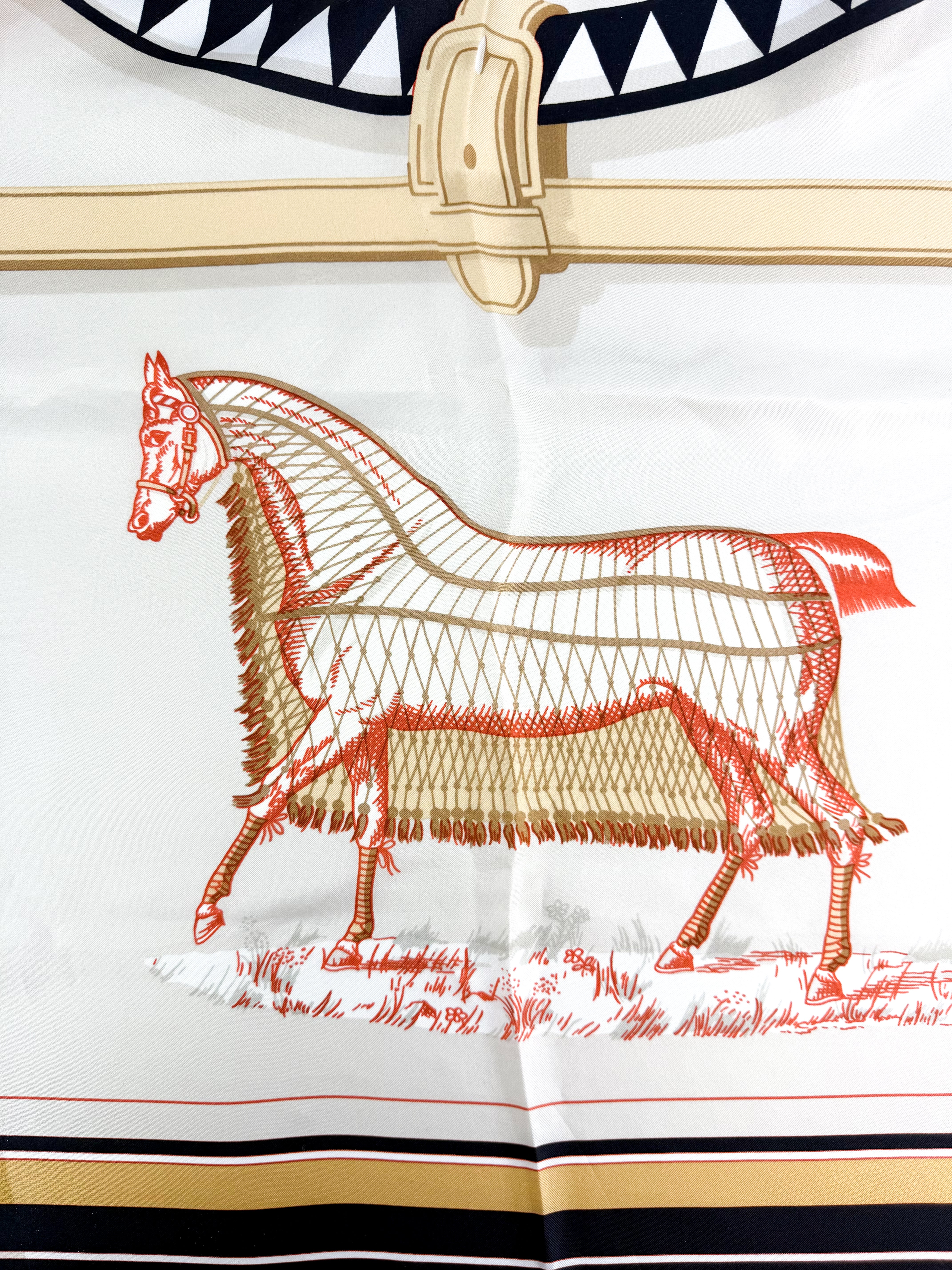 Hermes Couvertures Et Tenues De Jour Silk Scarf 140