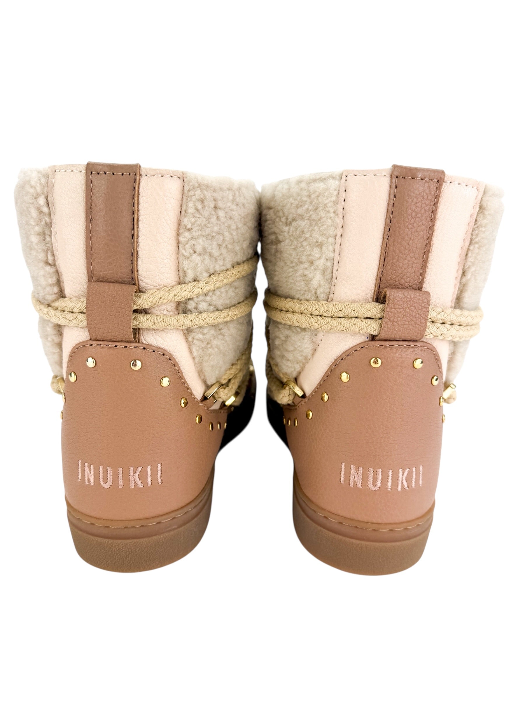 Inuikii Curly Rock Studded Shearling Boots (Fits Size 38)