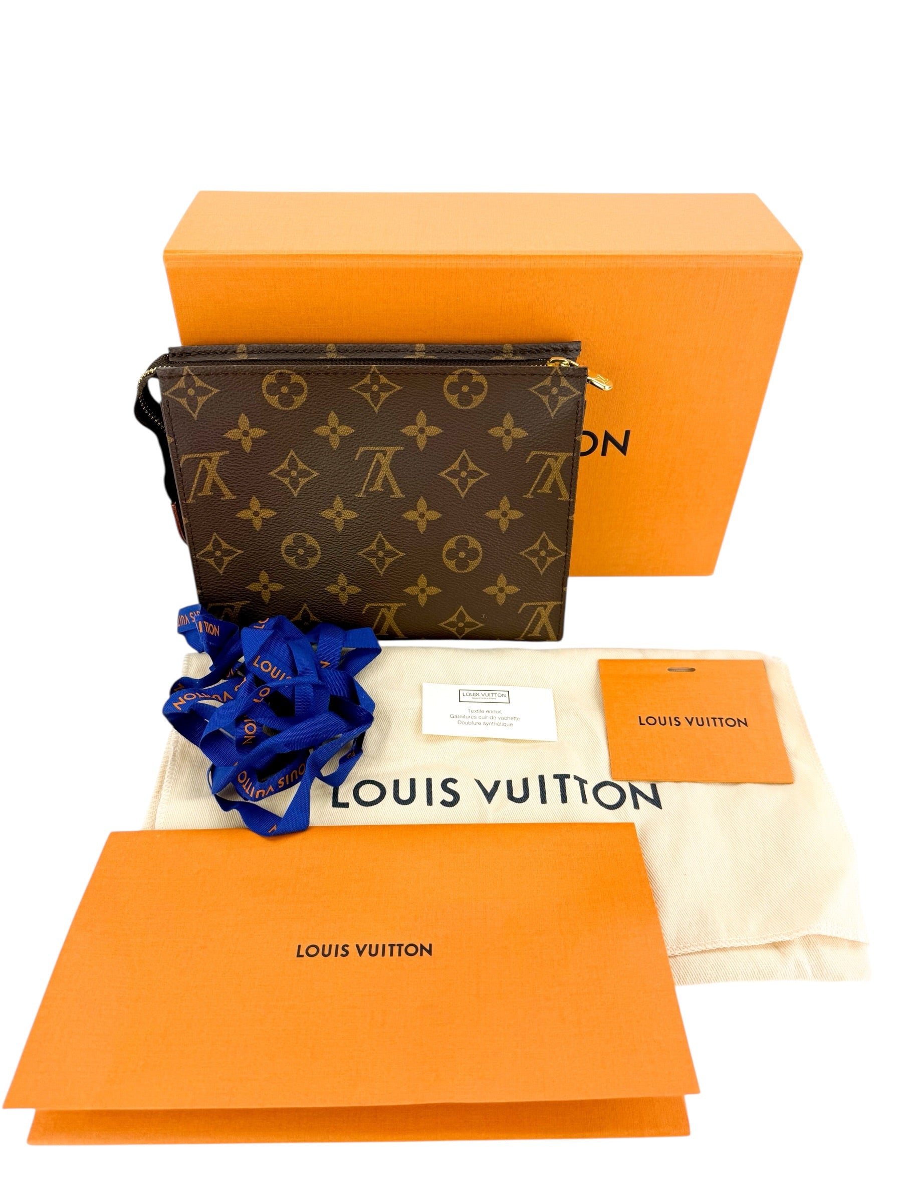 Louis Vuitton Monogram Toiletry Pouch 19 (Full Set)
