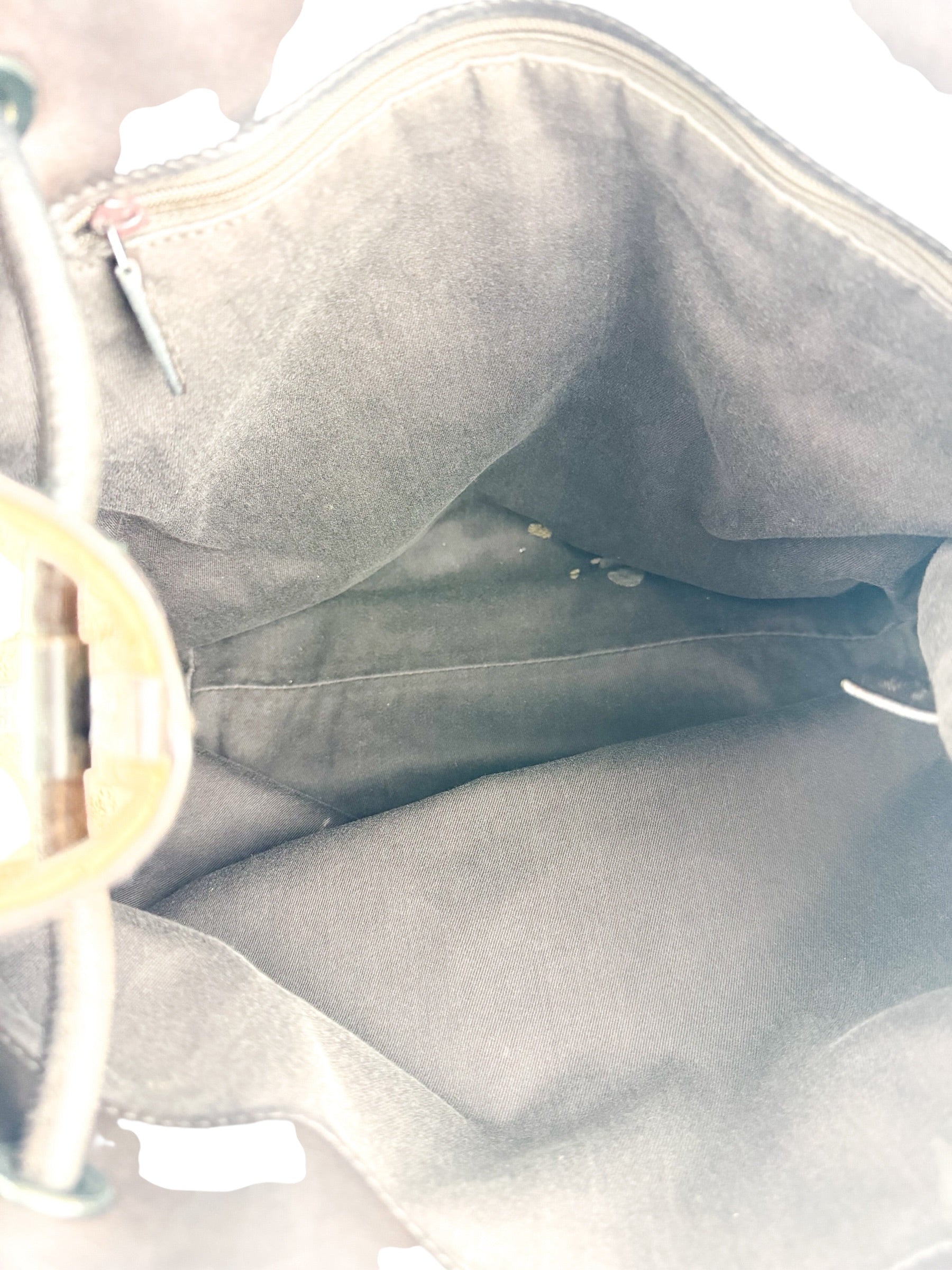 Gucci GG Gifford Canvas and Leather Tote Beige/Brown