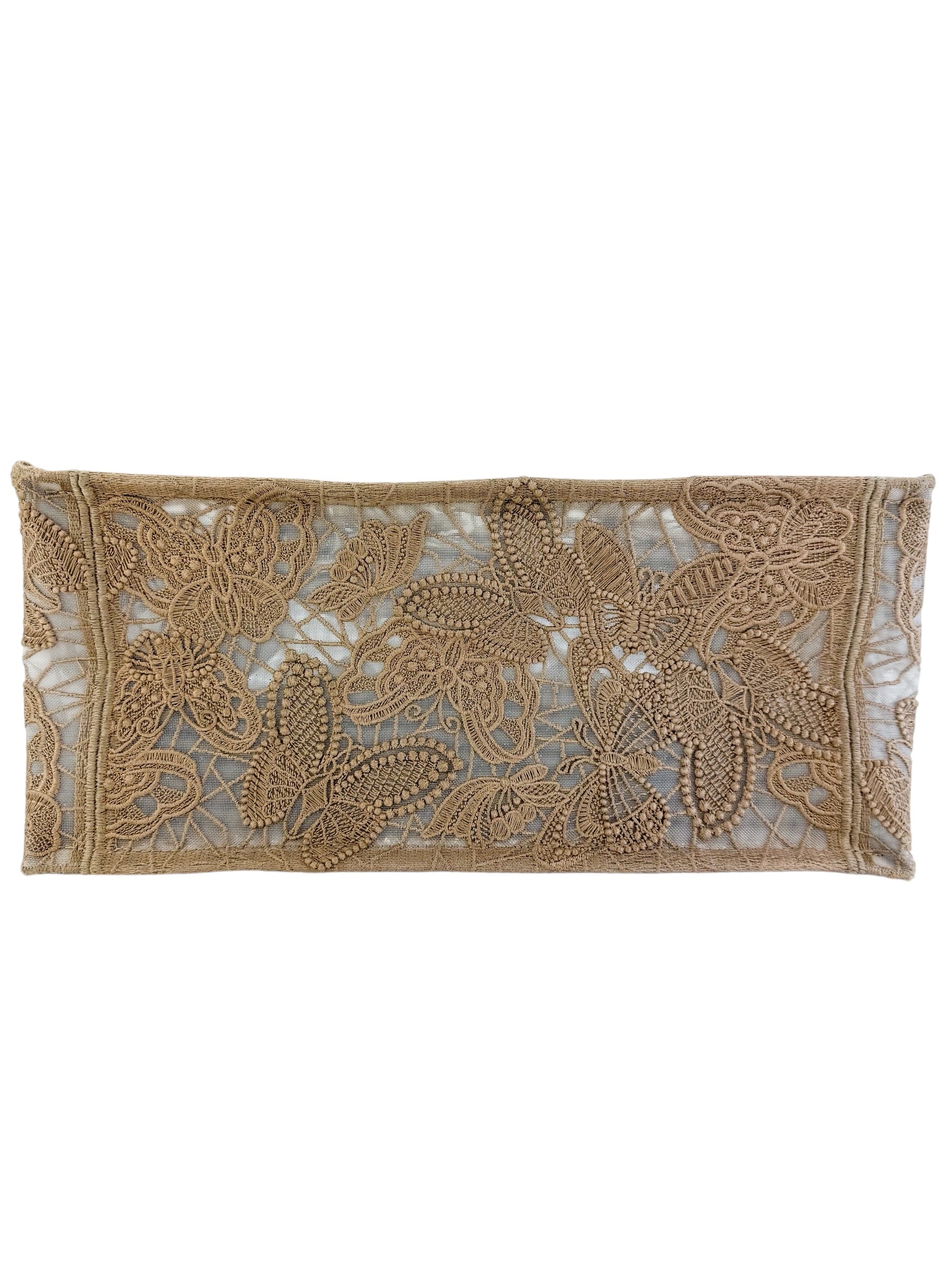 Christian Dior Book Tote Embroidered Lace Medium (Full Set)