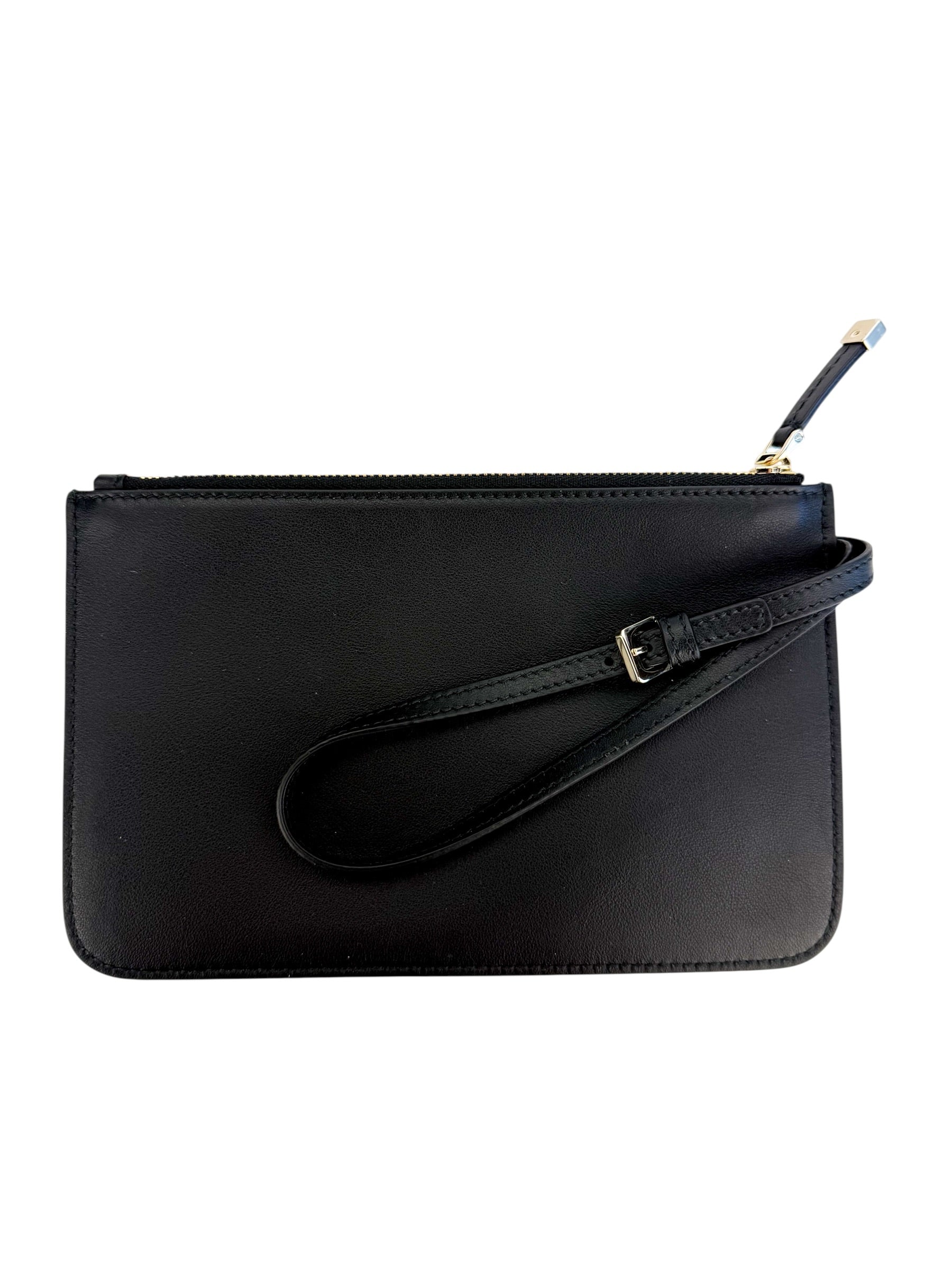 Christian Dior Tweed Cannage Medium Toujours Black White w/ Pouch (Full Set)