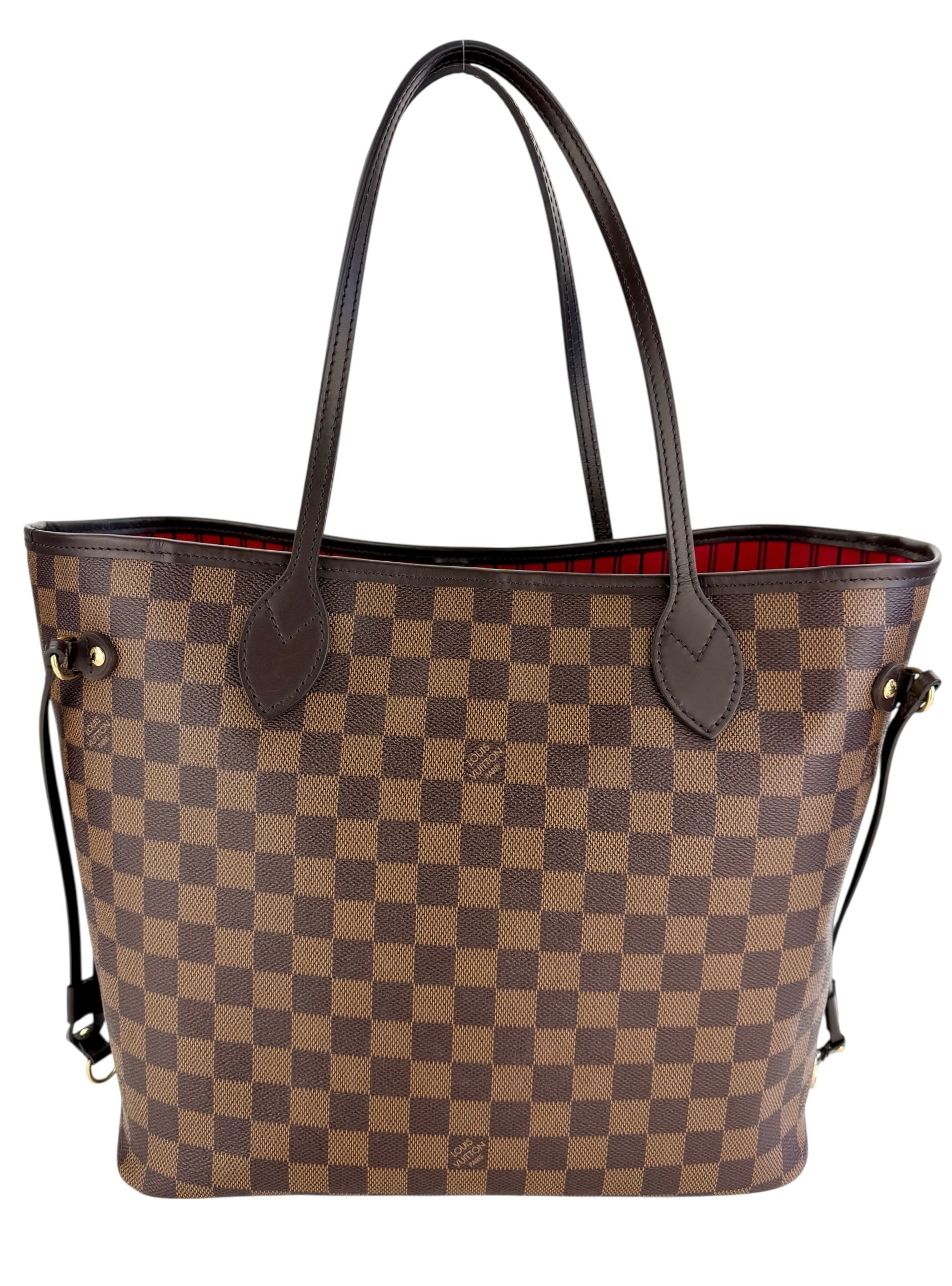 Louis Vuitton Damier Ebene Neverfull MM w/ Pouchette