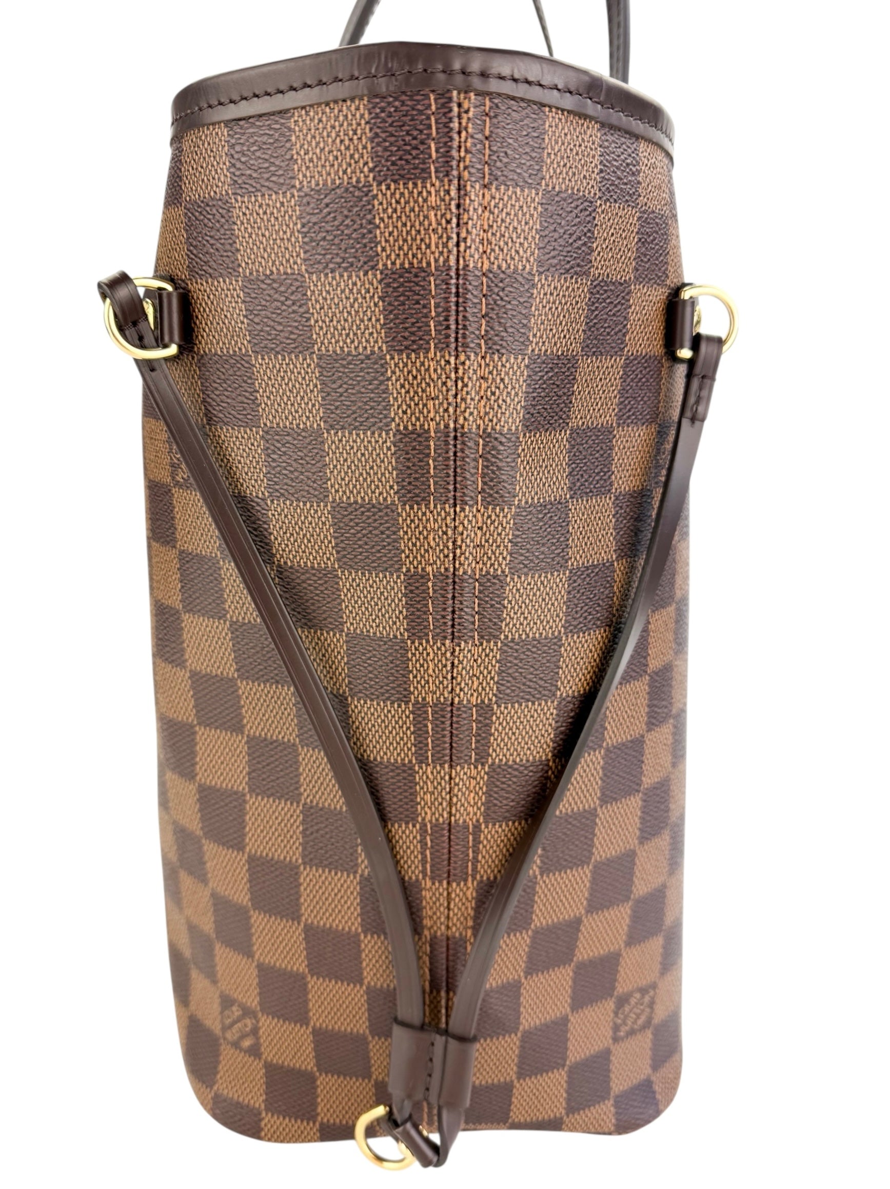 Louis Vuitton Damier Ebene Neverfull MM w/ Pouchette